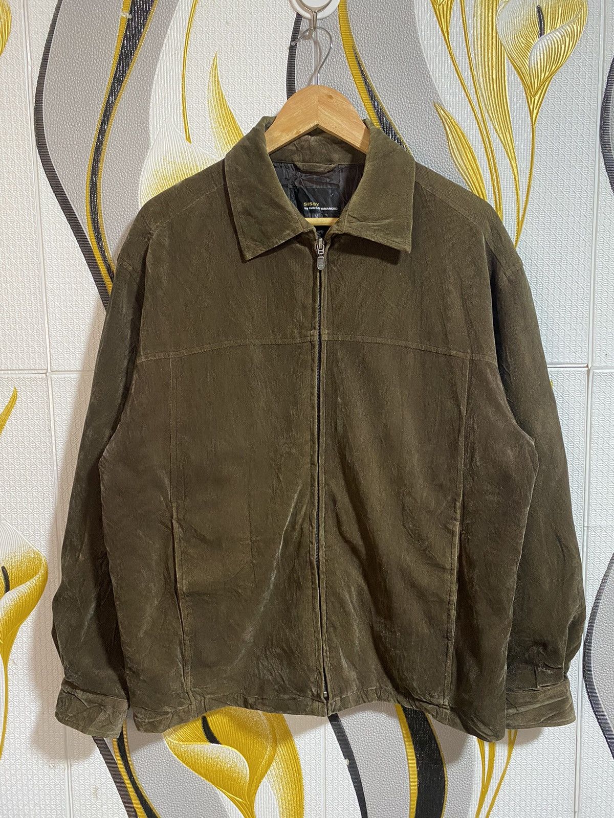 Kansai Yamamoto Sissy Kansai Yamamoto Velvet Corduroy Zip Jacket Size US M / EU 48-50 / 2 - 1 Thumbnail