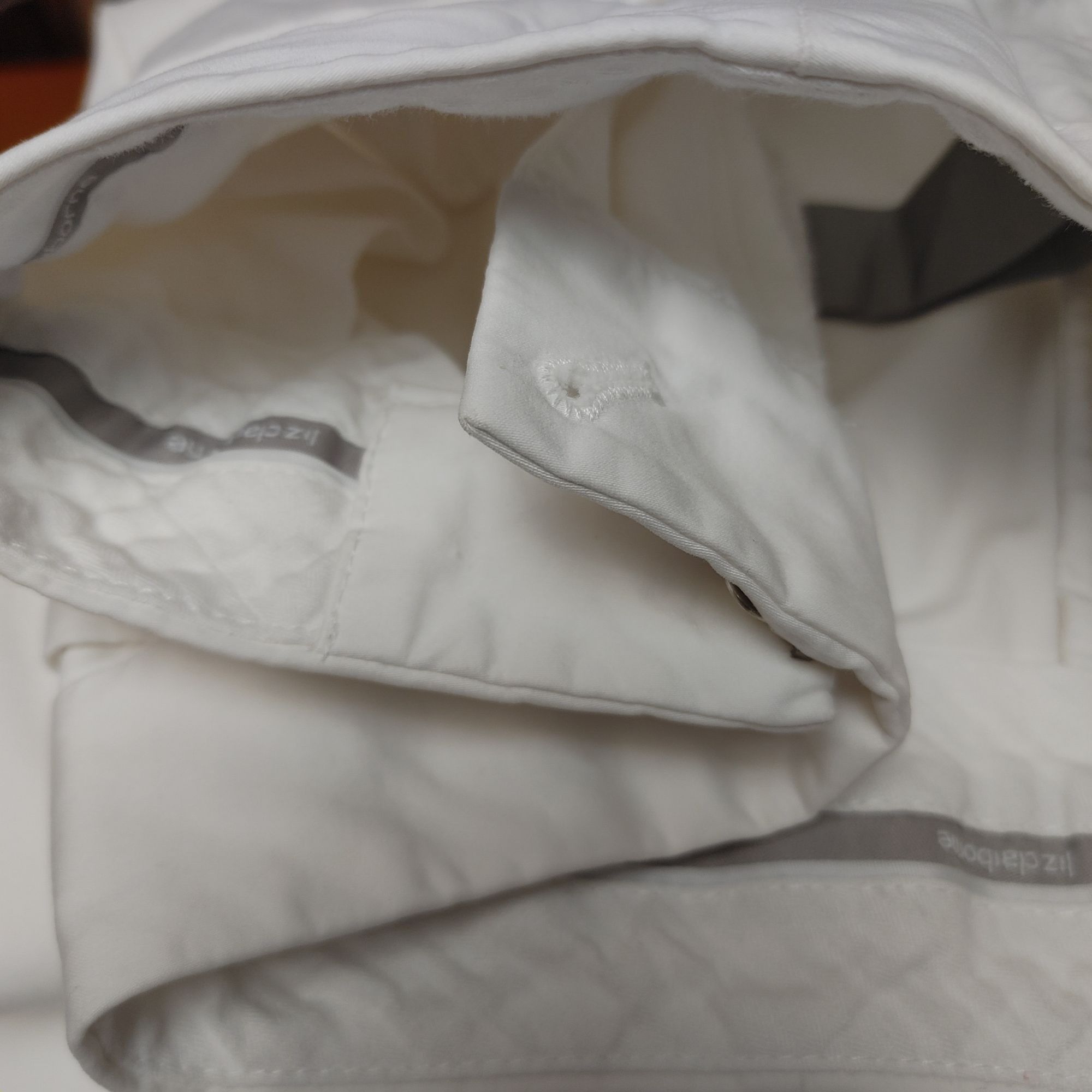 Other Liz Claiborne Audra Women's White Denim Jeans 10 Size 32" / US 10 / IT 46 - 5 Thumbnail