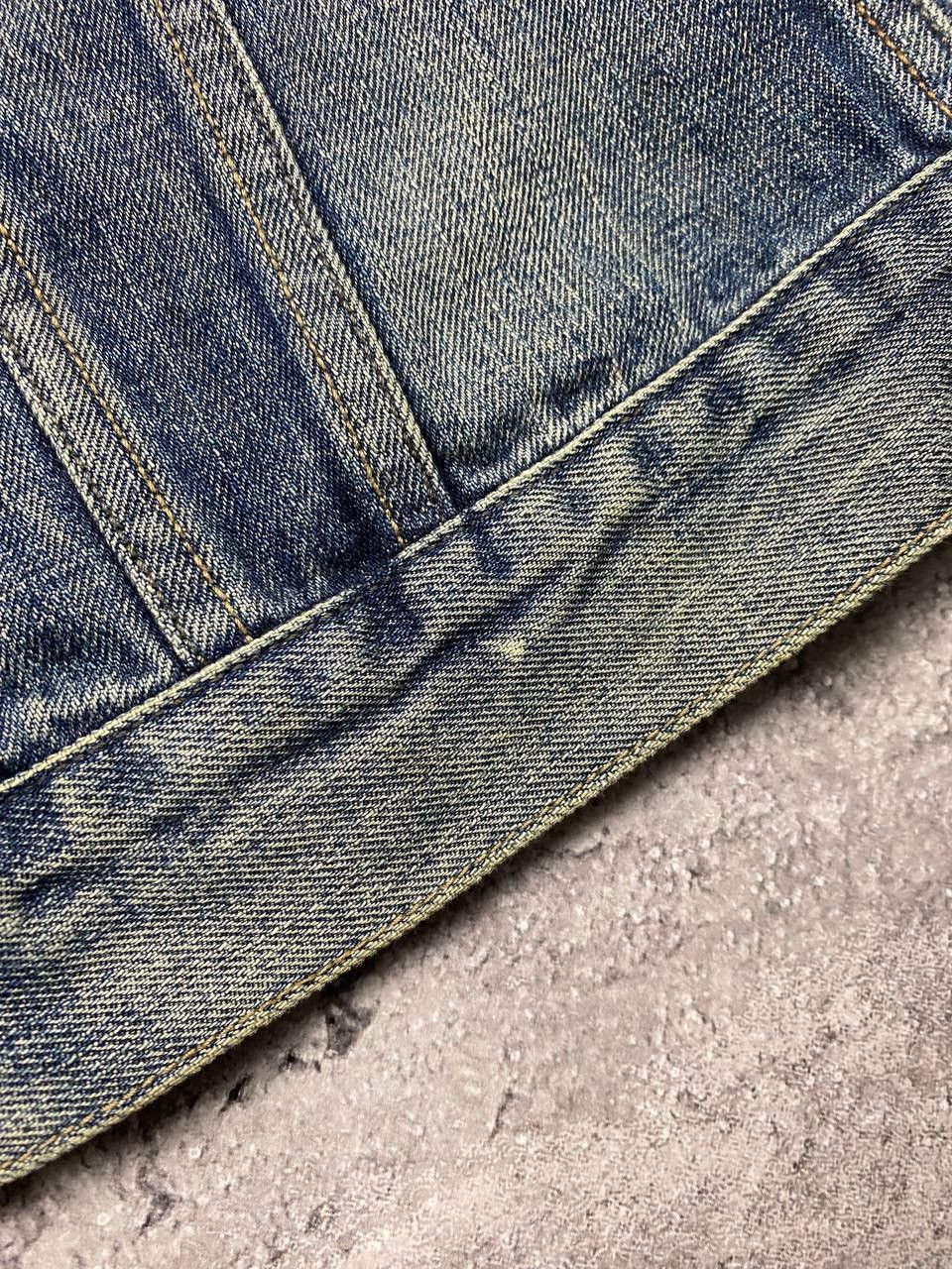 Allsaints Allsaints Selvedge Denim Vest Trucker Jacket Faded Biker Size US M / EU 48-50 / 2 - 16 Thumbnail