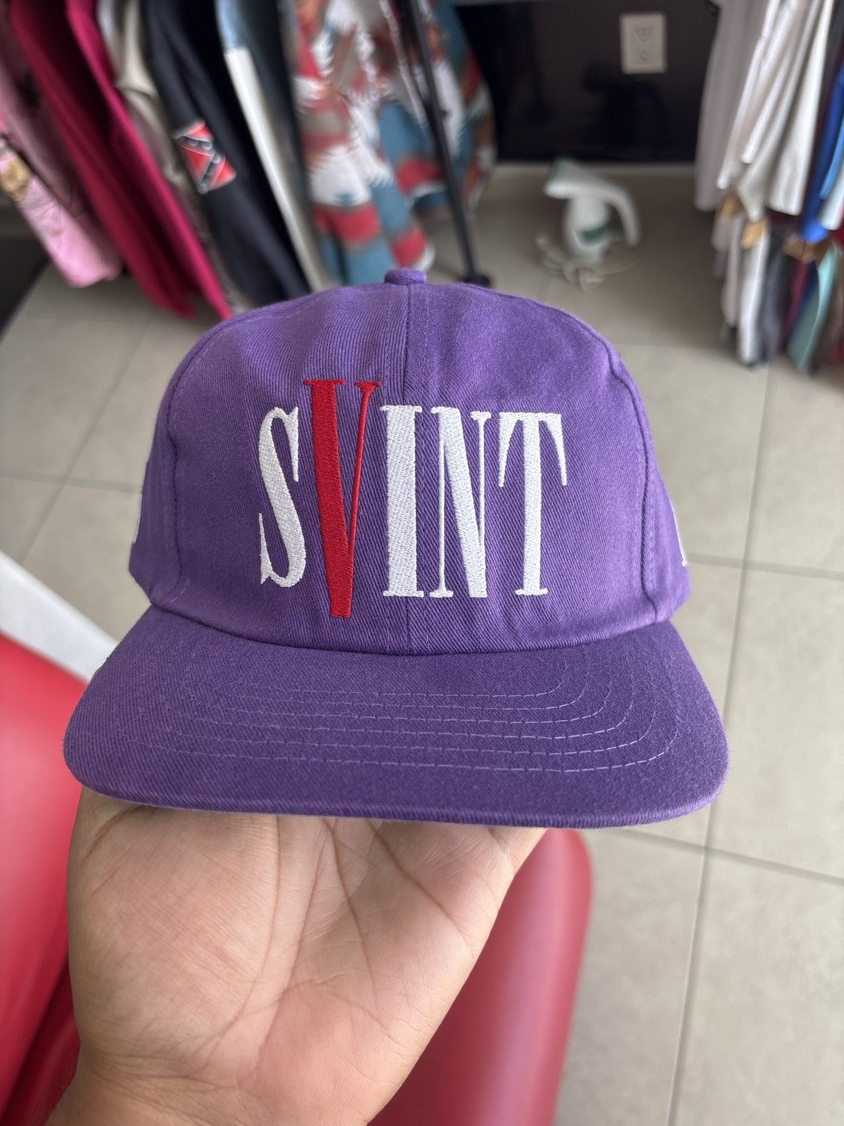 新品 SAINT MICHAEL SECRET SAINT CAP Purple SAINT Mxxxxxx SECRET Cap Purple _ FASCINATE Osaka Japan