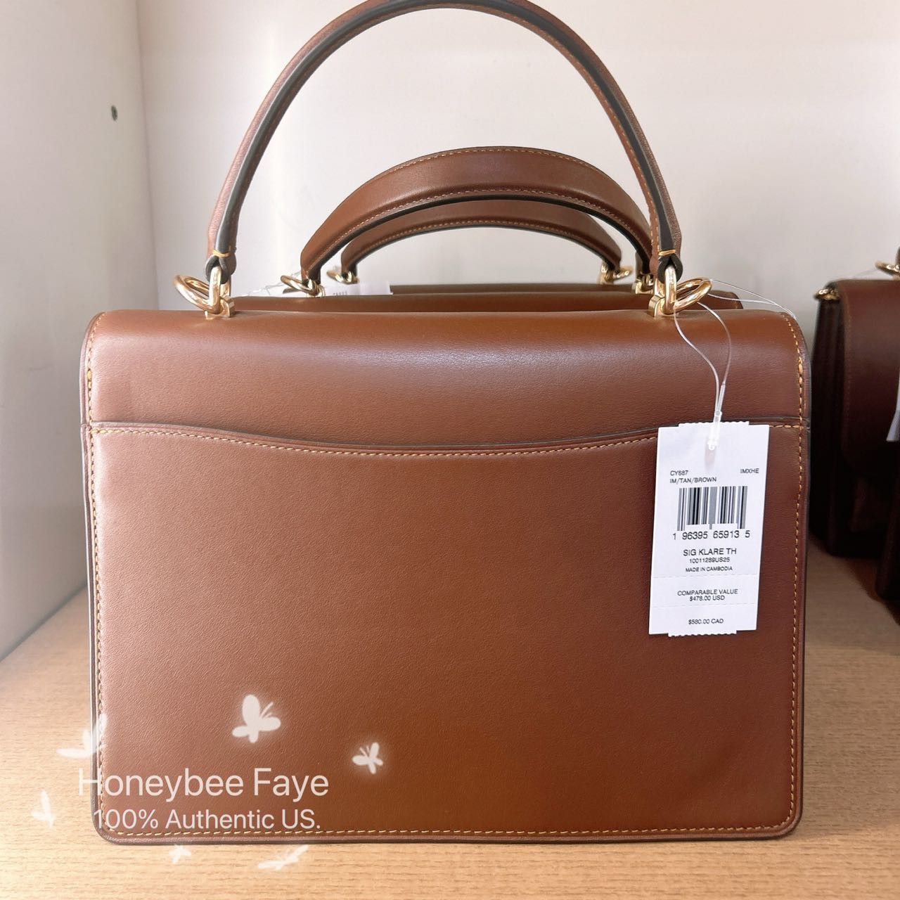 Coach Klare Top Handle Bag In Signature Canvas CY687 Size ONE SIZE - 3 Thumbnail