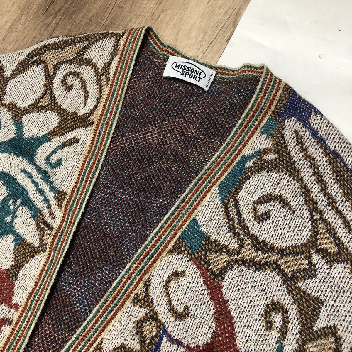 Missoni Missoni Long Cardigan Size L / US 10 / IT 46 - 2 Thumbnail