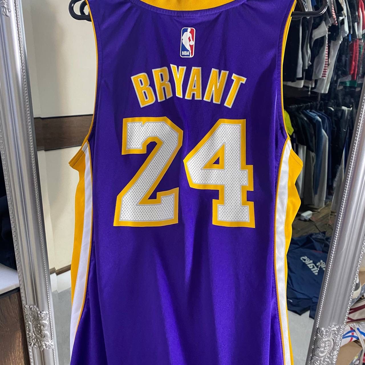 NBA Laker #8 Kobe Bryant Jersey Double Stitched Purple Size US M / EU 48-50 / 2 - 3 Thumbnail