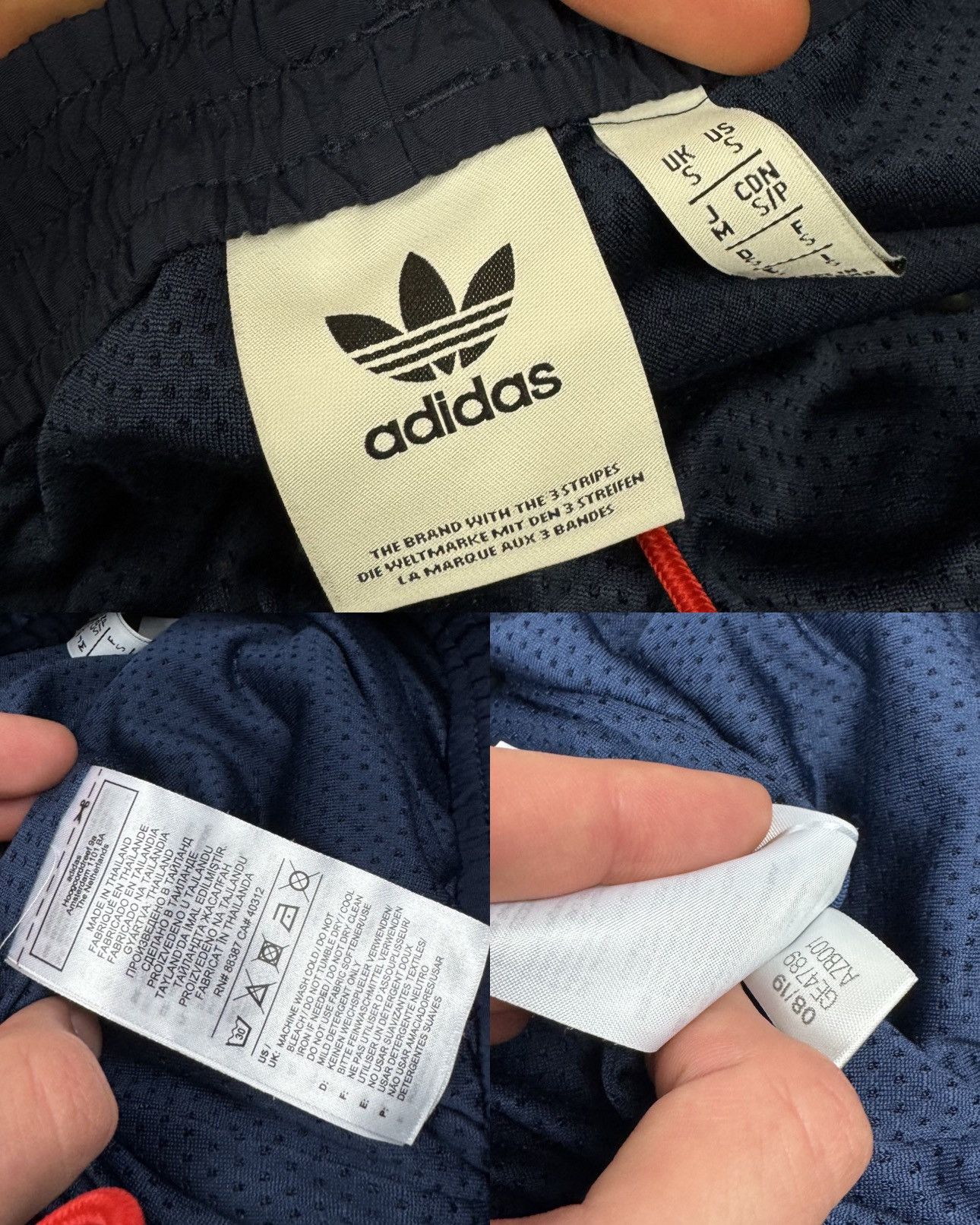 Adidas Adidas Men Collegiate Navy Arsenal F.C. Trefoil Track Pant S Size US 30 / EU 46 - 2 Thumbnail