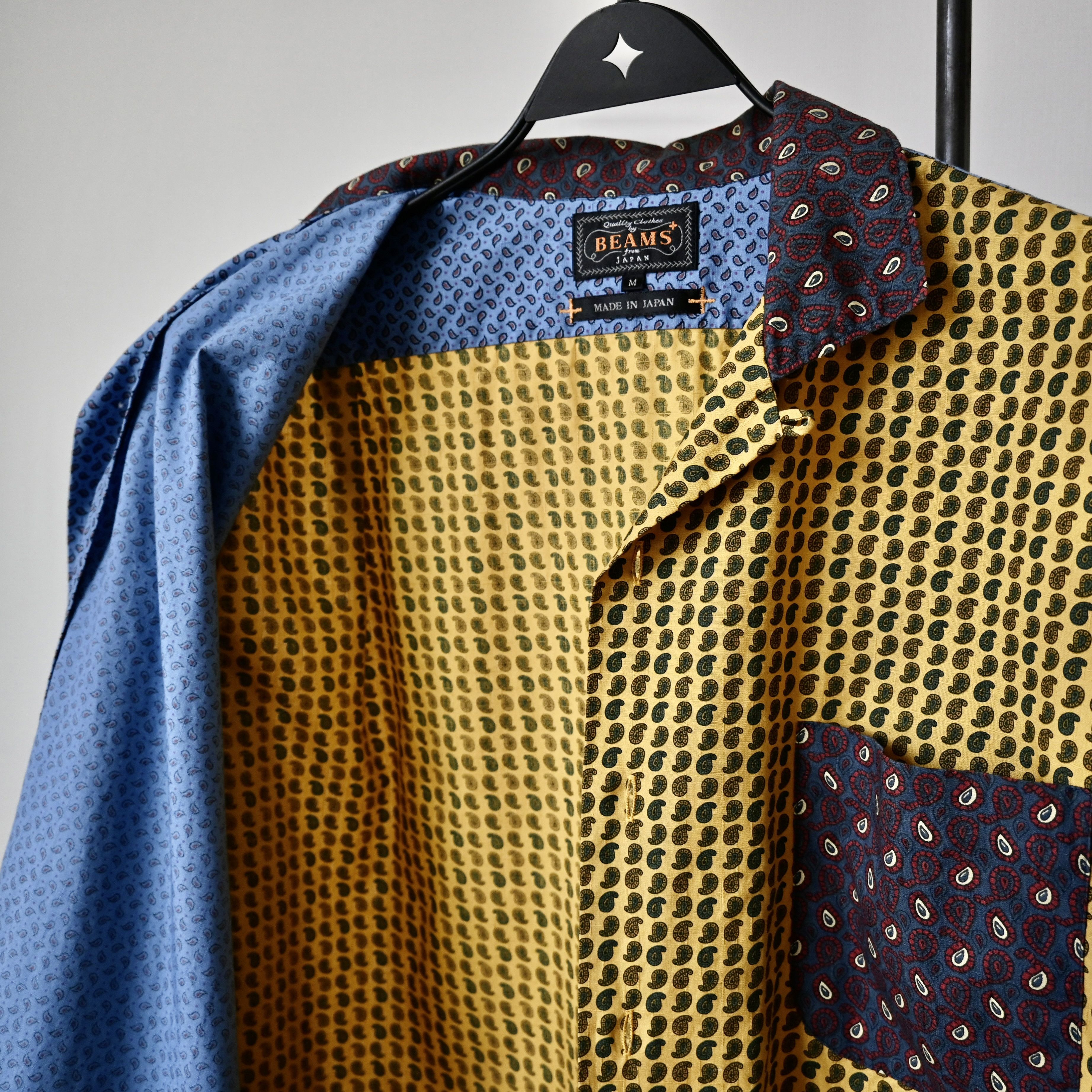 Beams Plus BEAMS Plus multicolor paisley panel open color shirt Size US M / EU 48-50 / 2 - 12 Thumbnail