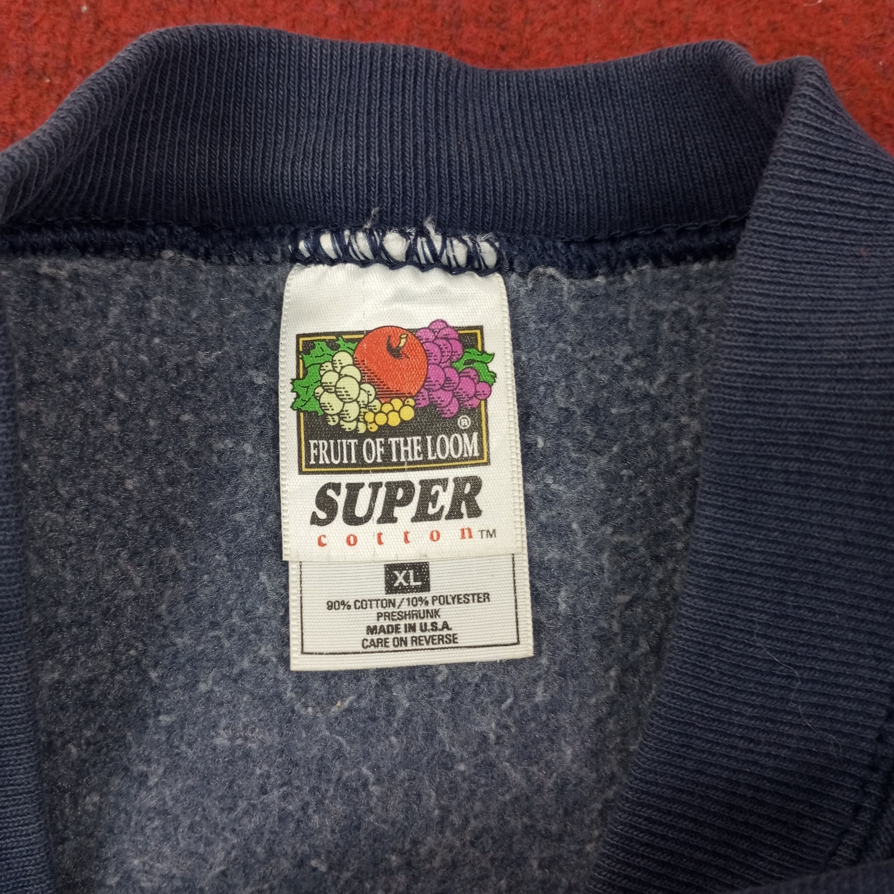 Fruit Of The Loom × Vintage Slam-Min Records New York Vintage Sweatshirt c221n22 Size US XL / EU 56 / 4 - 6 Thumbnail