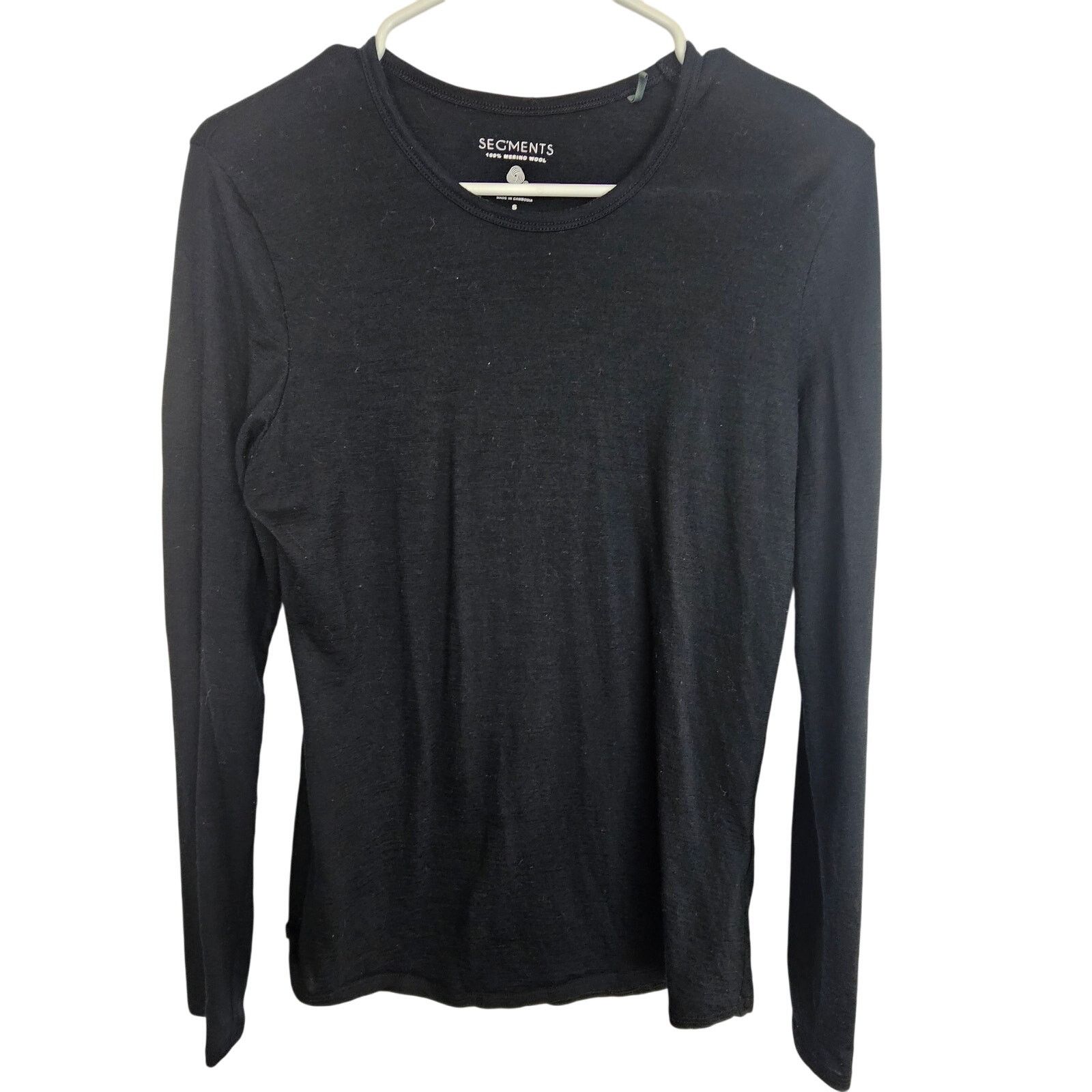 Sebago Segments Womens Merino Wool Shirt Base Layer Size S Gorpcore Size S / US 4 / IT 40 - 1 Thumbnail