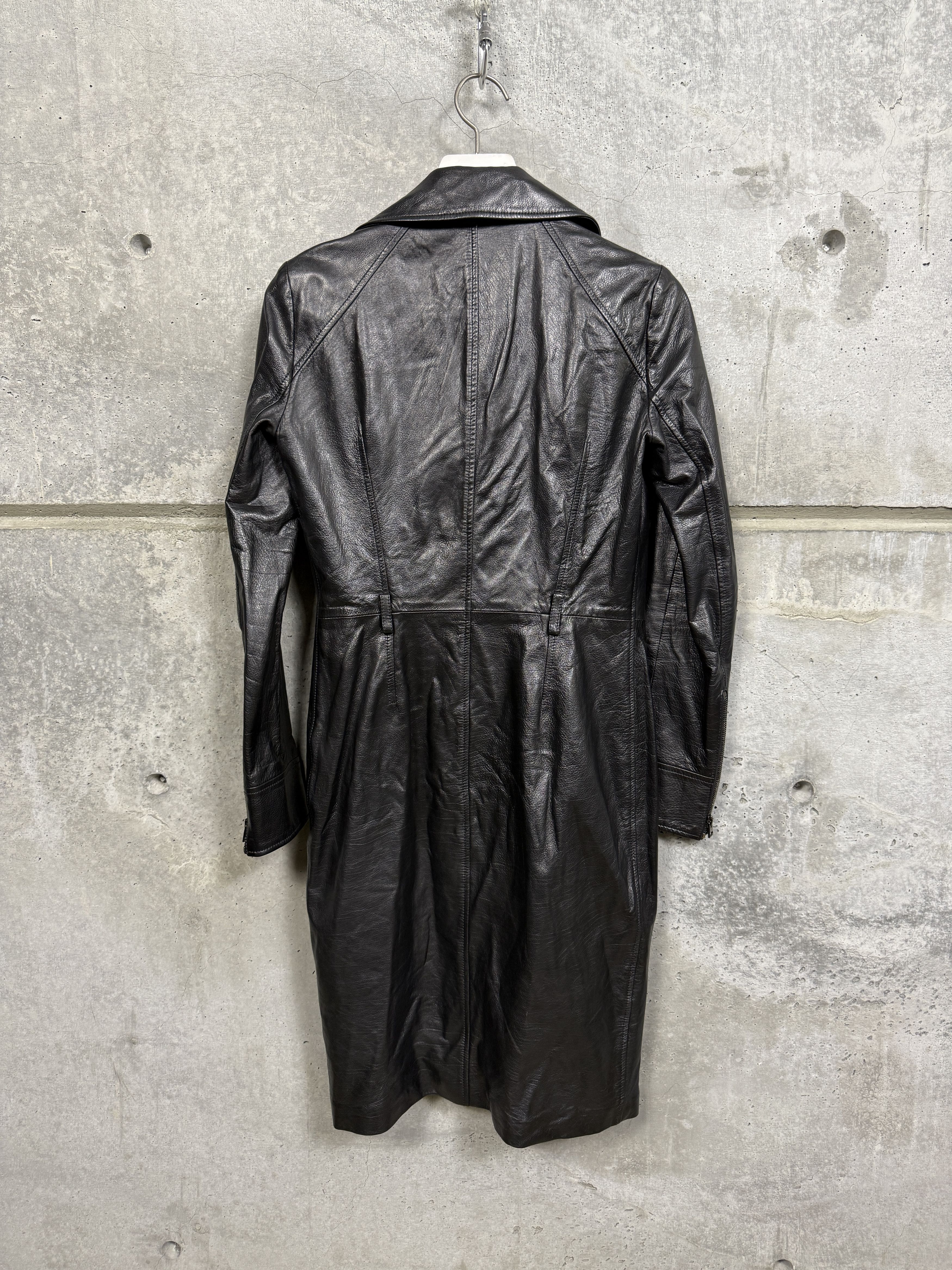 Tom Ford Tom Ford Leather Trench Coat Size US XS / EU 42 / 0 - 2 Thumbnail