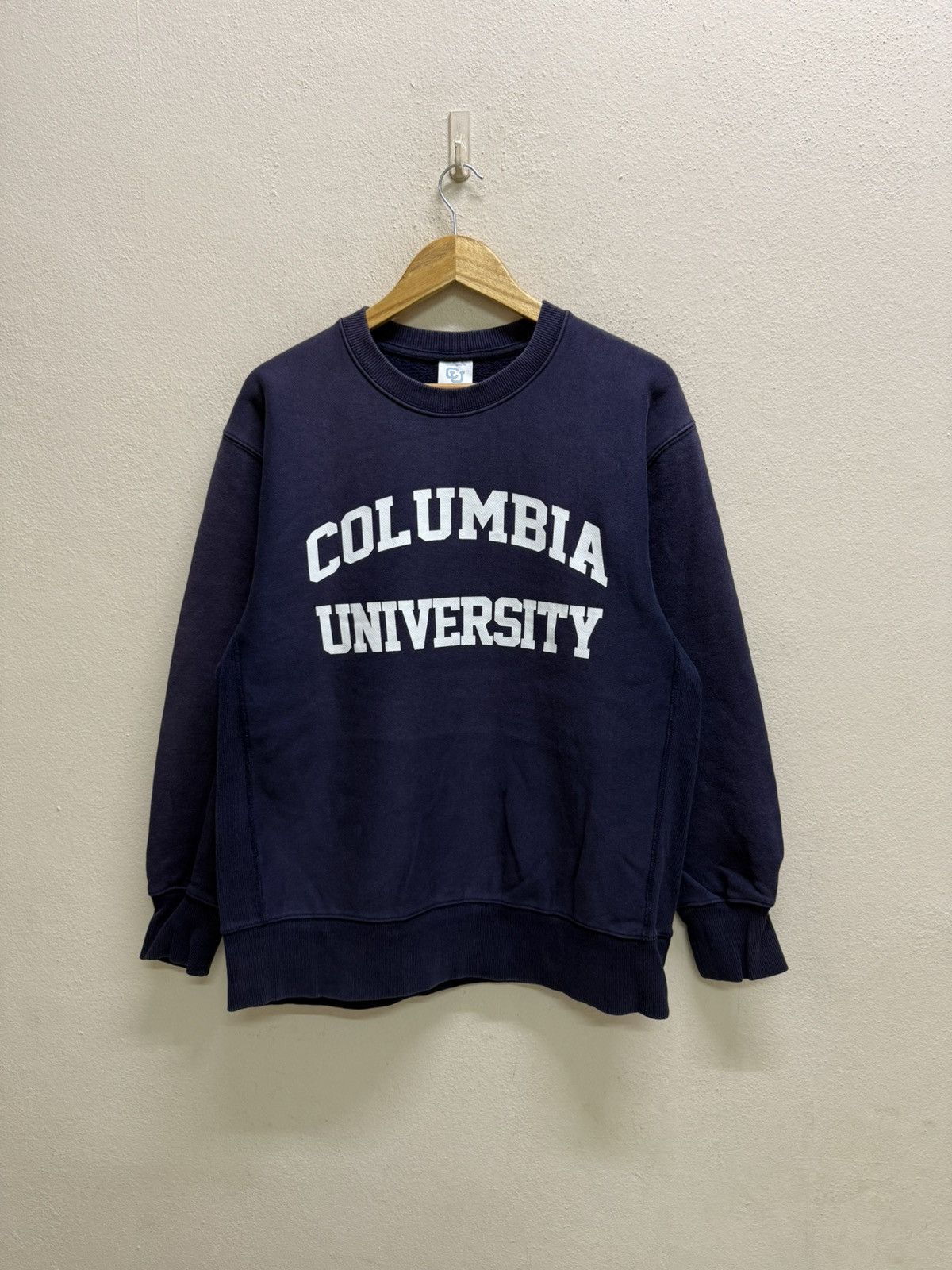 GU Columbia University X Gu Spellout Biglogo Sweatshirt Size US L / EU 52-54 / 3 - 16 Thumbnail
