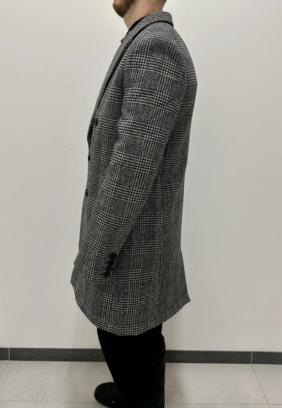 Allsaints Danson Coat Double Breasted Mens size L