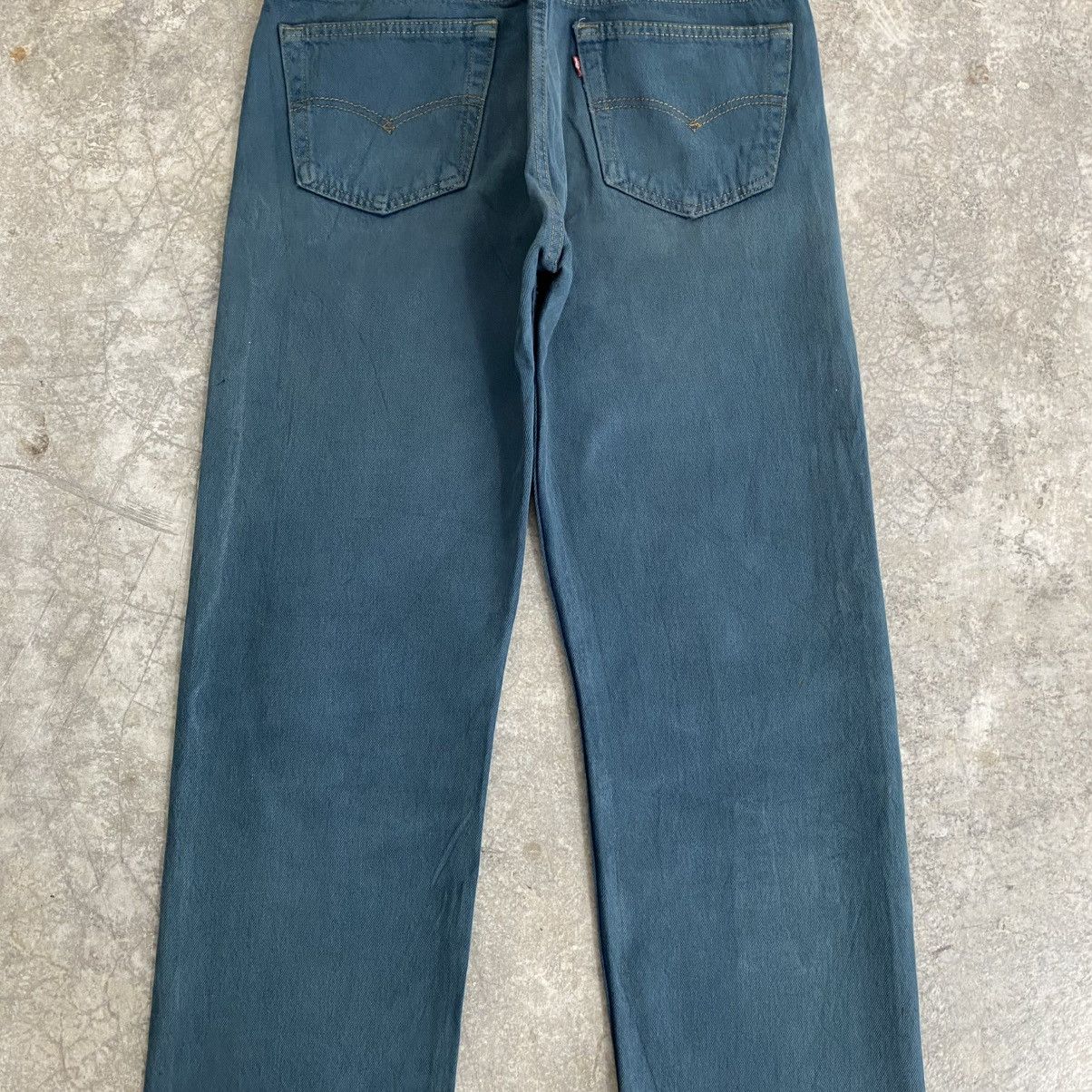 Levi's Vintage Late 80’s Levis 501 Faded Hunter Green Jeans Size US 32 / EU 48 - 13 Thumbnail