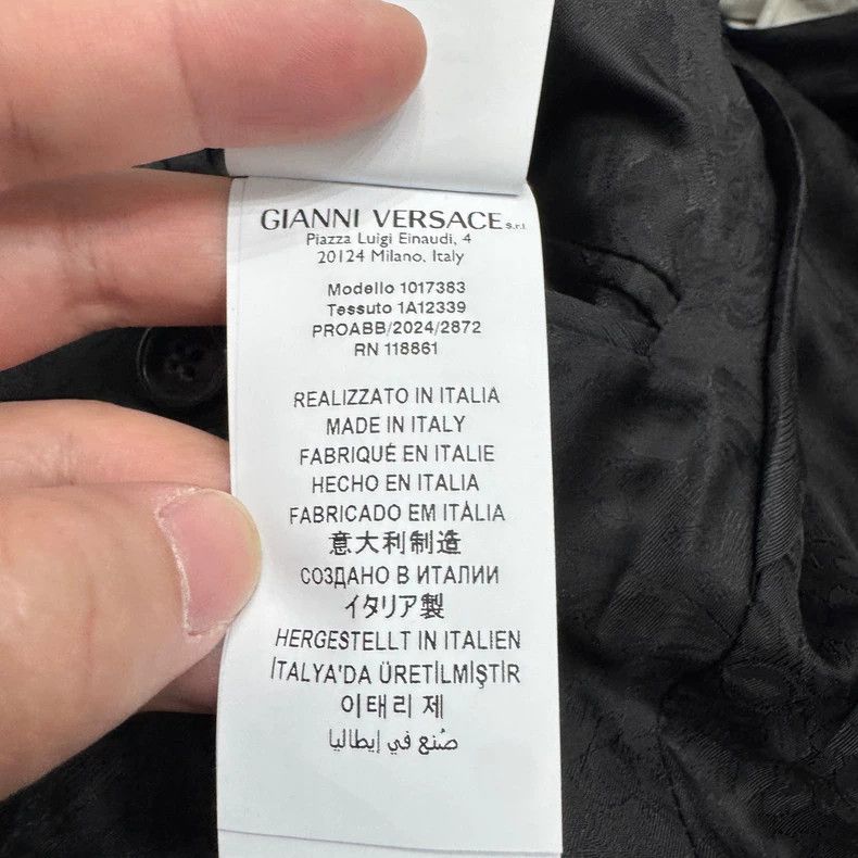 Versace Versace Rhinestones decorate a woolen blazer Size US M / EU 48-50 / 2 - 6 Thumbnail