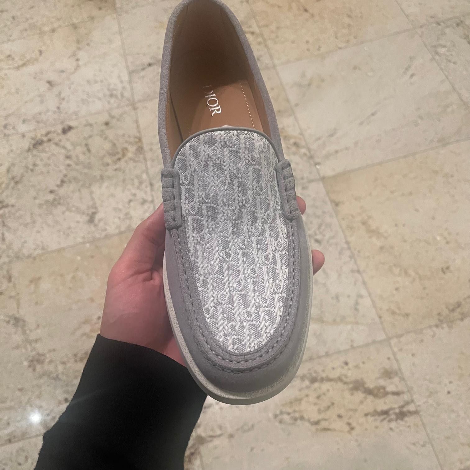 Dior o1rshd1 Grainville Loafer in Grey Size US 7.5 / EU 40-41 - 3 Thumbnail
