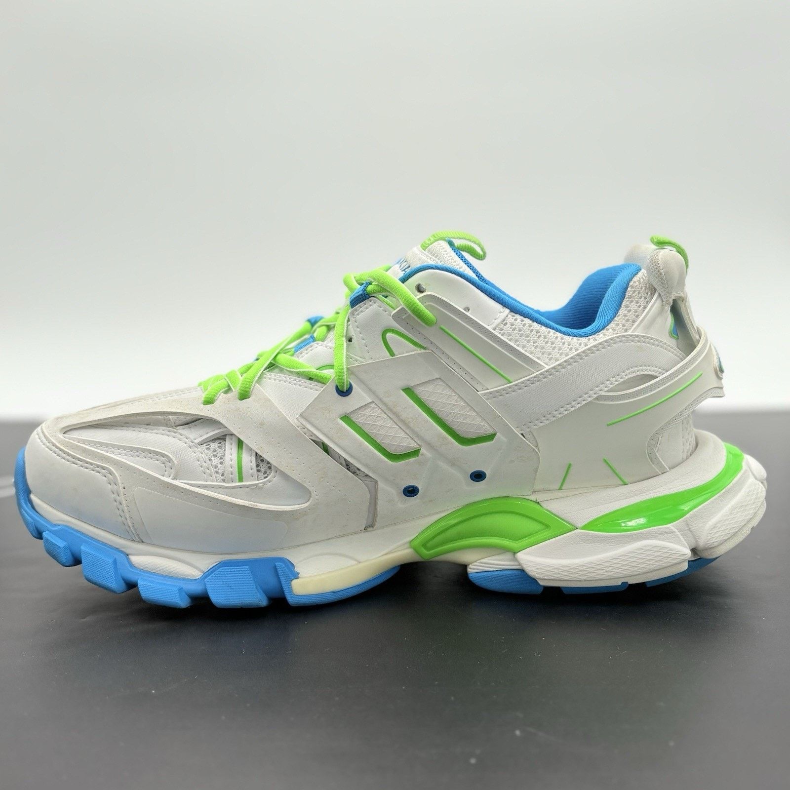 Balenciaga Balenciaga Track ' White Blue Green ' | SUPER CLEAN! Size US 12 / EU 45 - 4 Thumbnail