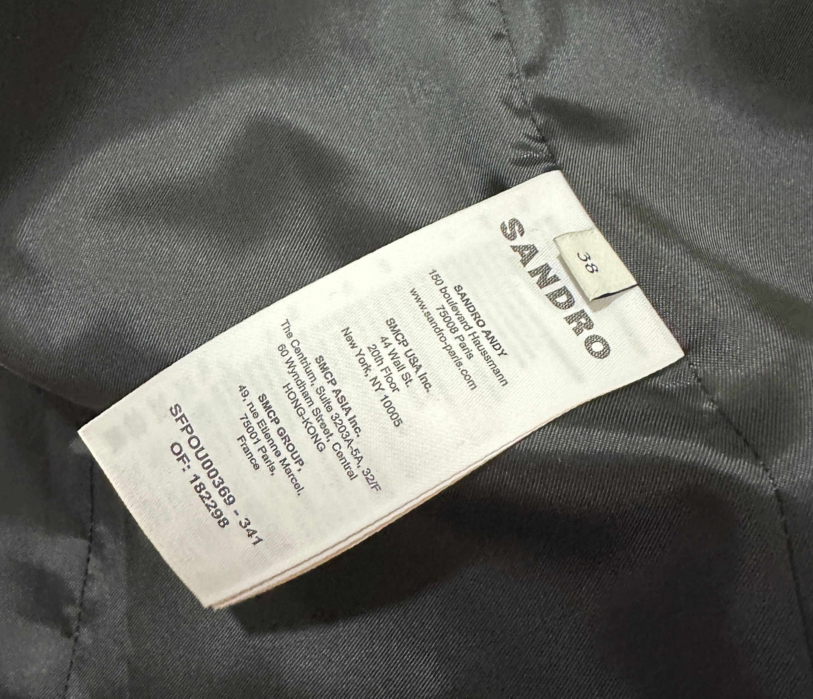 Sandro Manteau check wool blend coat Size S / US 4 / IT 40 - 9 Thumbnail