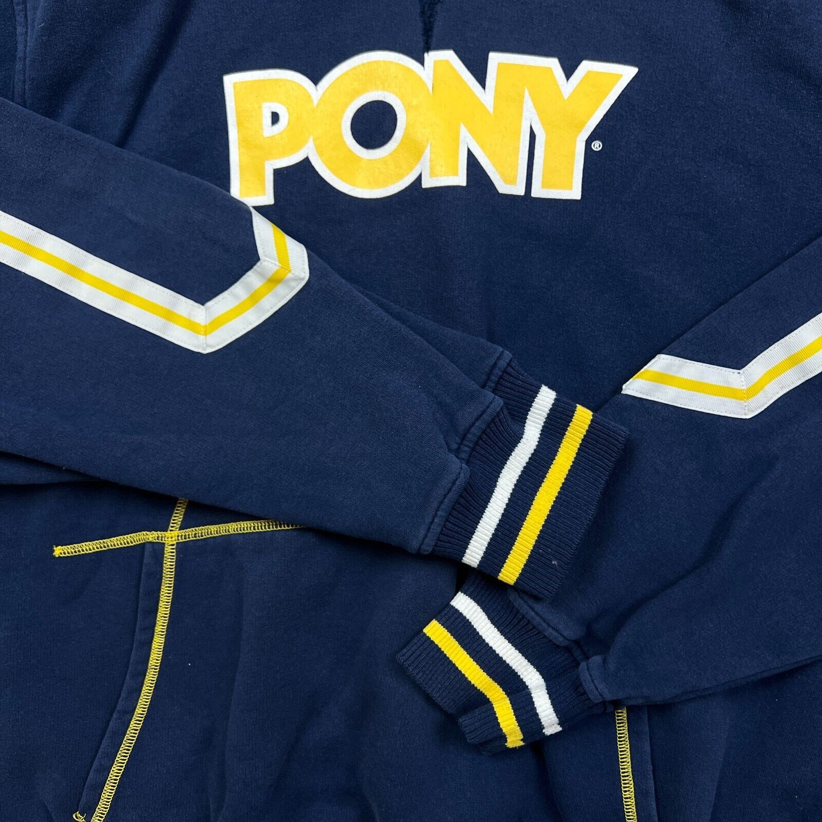 PONY × Vintage Vintage Pony Hoodie XL Logo Thrashed 90s Hooded Sweatshirt Size US XL / EU 56 / 4 - 5 Thumbnail