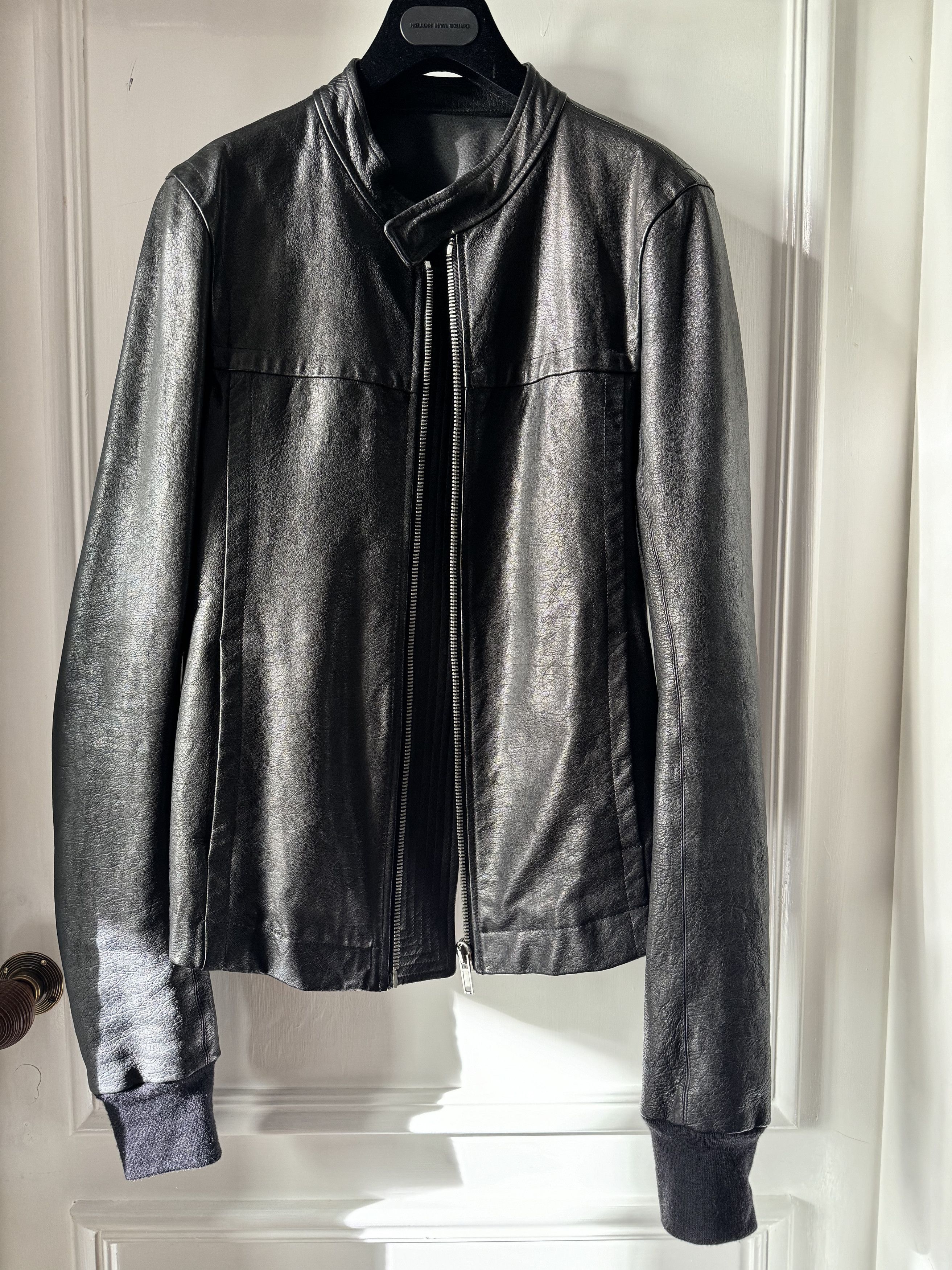 Rick Owens Rick Owens leather jacket,SIZE -S WORN TWO, THREE TIMES Size US S / EU 44-46 / 1 - 7 Thumbnail