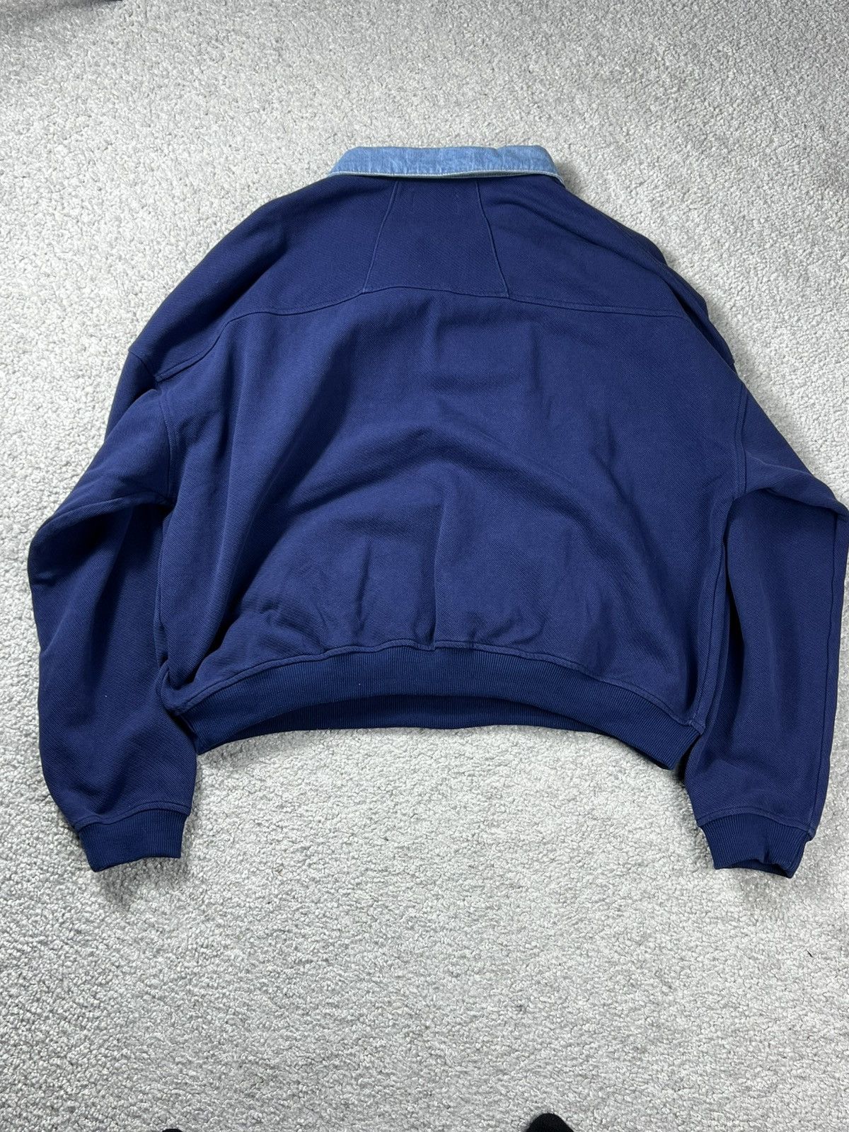 Rhude Rhude RH Collegiate Longsleeve Rugby “Navy” Size M Size US M / EU 48-50 / 2 - 11 Thumbnail