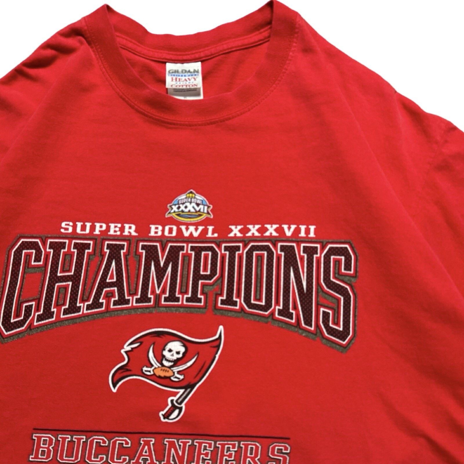 Lee Tampa Bay Buccaneers Super Bowl XXXVII NFL T Shirt XL Size US XL / EU 56 / 4 - 2 Thumbnail