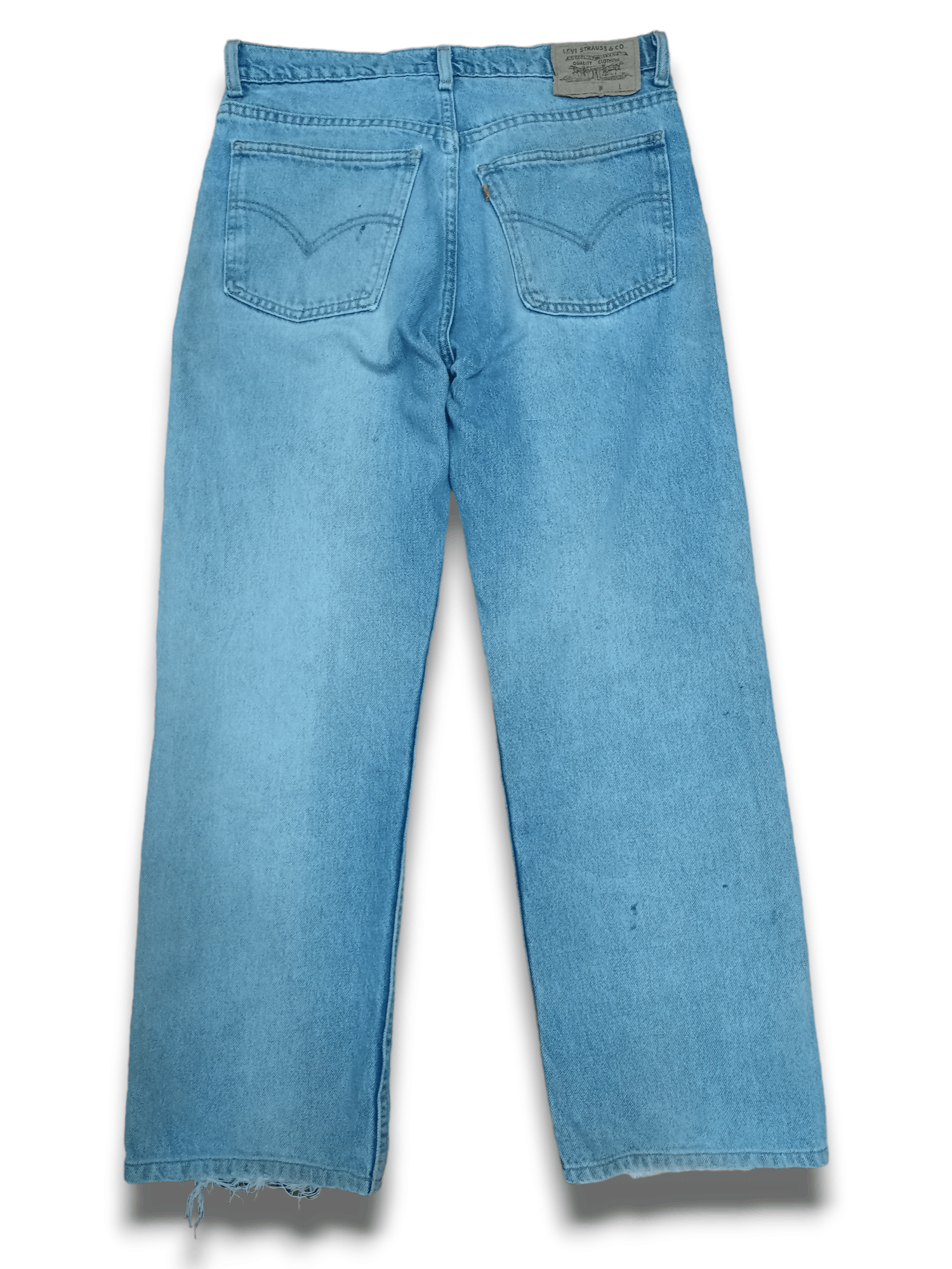 Levi's Vintage 80s Levis 607 Orange Tab Rework Loose Jeans Size US 32 / EU 48 - 2 Thumbnail