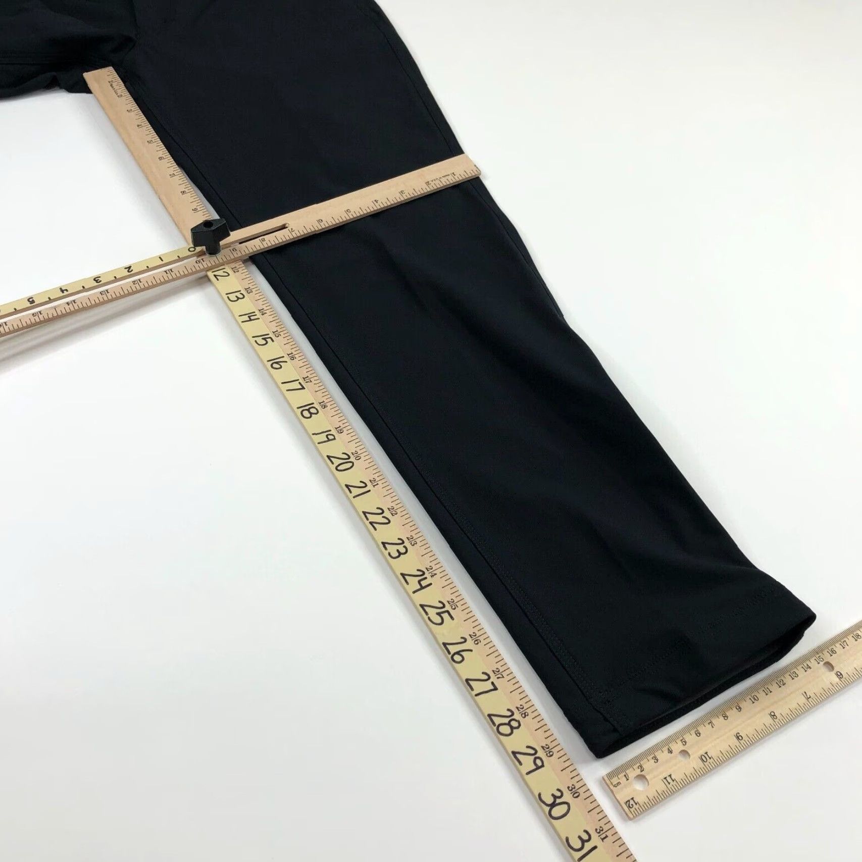 Lululemon Lululemon City Sleek Pants Mid Rise Black MINT Regular 31 in W 30 in L Nylon Polyester Spandex Pockets Women Modern Casual Pants Size 32" / US 10 / IT 46 - 5 Thumbnail