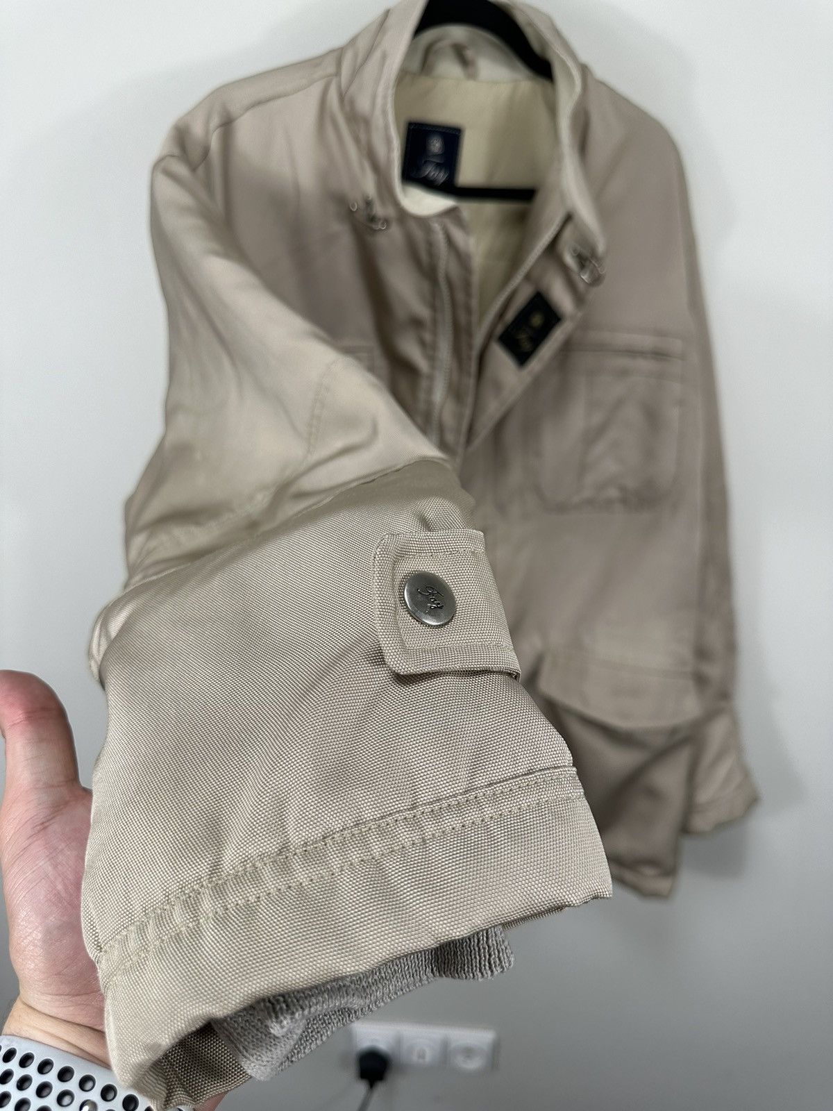 Fay Fay Stadium Beige Men’s Pockets Luxury Heavy Coat Jacket Size US XL / EU 56 / 4 - 13 Thumbnail