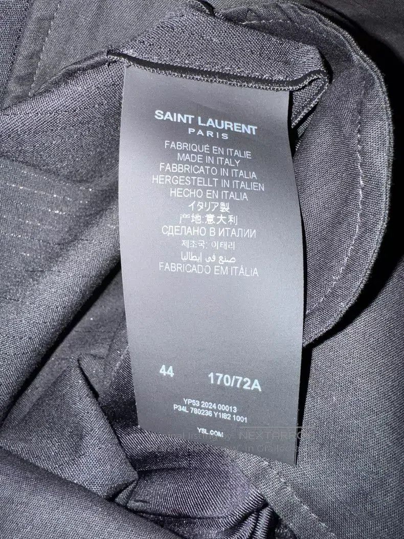 Saint Laurent Paris Saint Laurent Paris Slim Fit Double Pleat Men's Trousers w Size US 28 / EU 44 - 5 Thumbnail