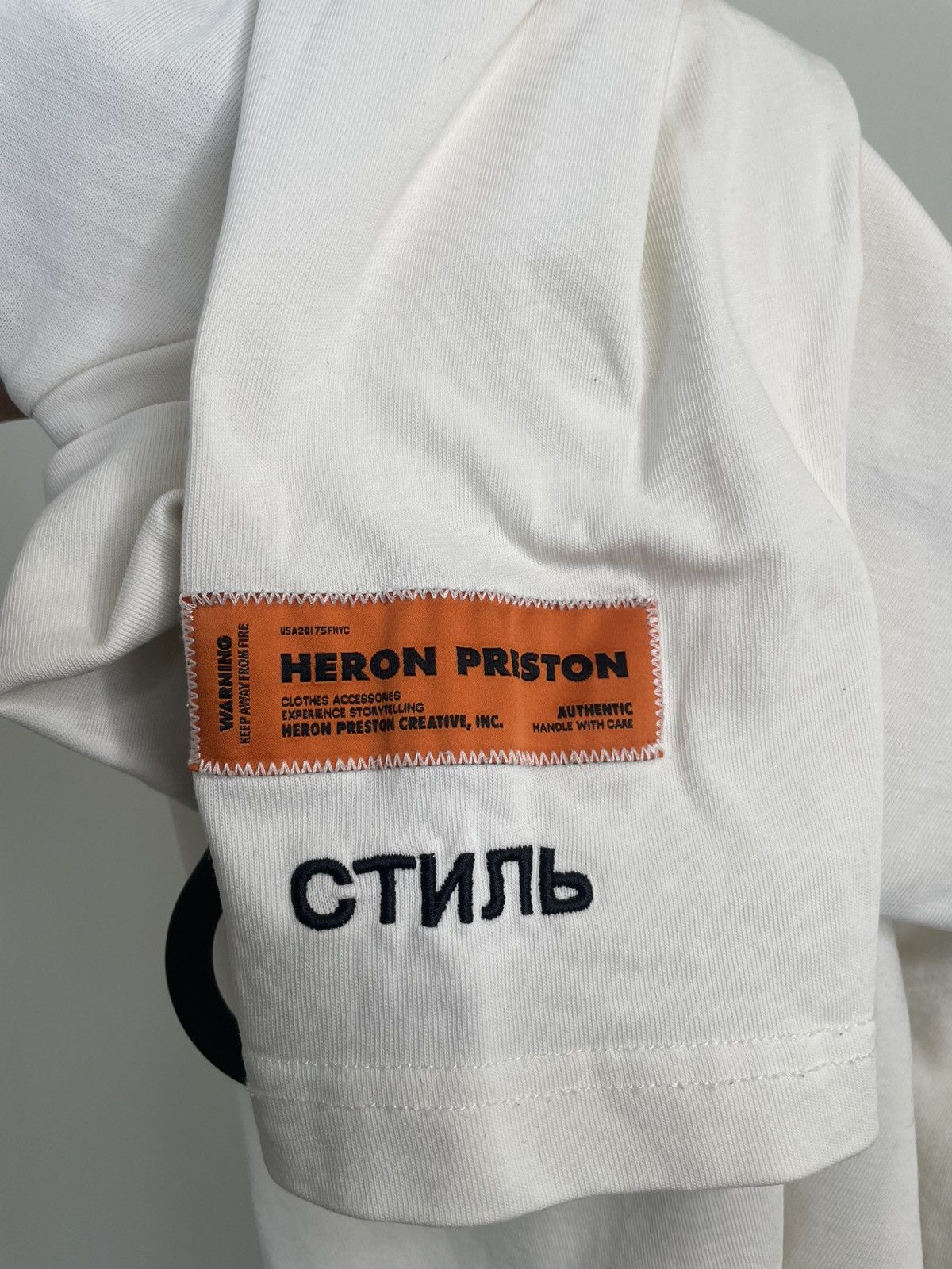 Heron Preston Heron Preston Longsleeve Turtleneck White Small Size US S / EU 44-46 / 1 - 4 Thumbnail