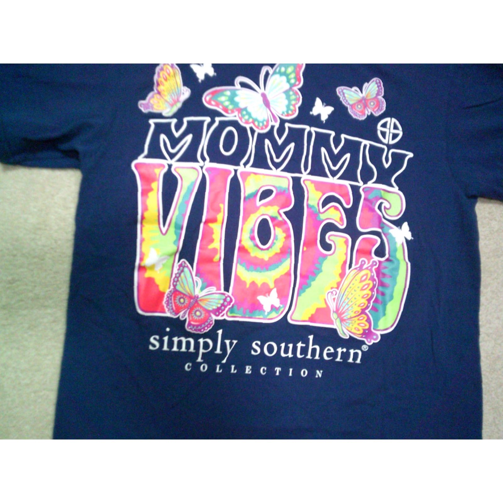 Doublet Simply Southern T Shirt Womens Small Blue Double Sided Mommy Vibes Shirt Womens Small Blue Double Sided Mommy Vibes Size S / US 4 / IT 40 - 3 Thumbnail