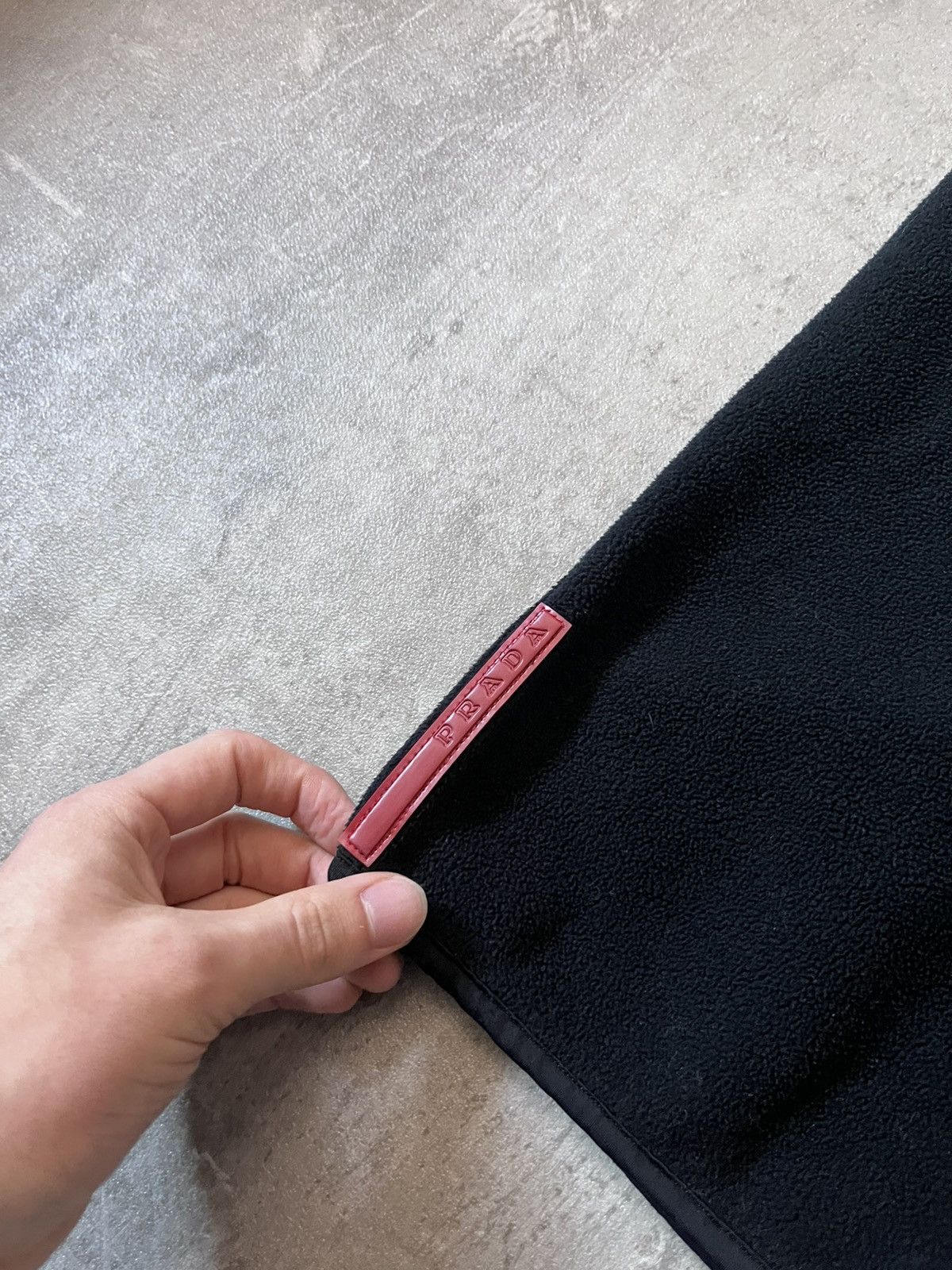 Prada Prada fleece set black vintage 00s red tab Size US M / EU 48-50 / 2 - 4 Thumbnail