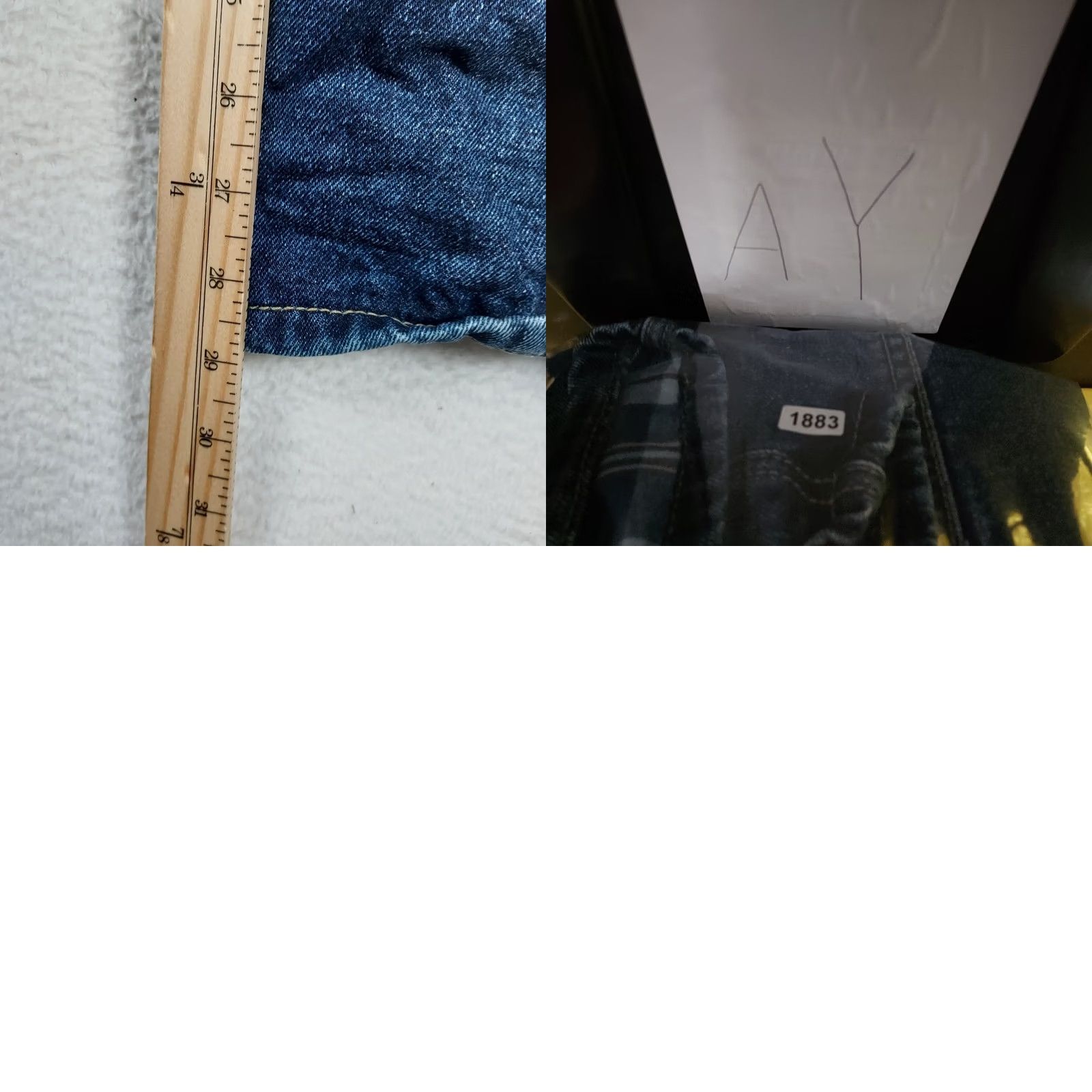 Vintage Mens Stanley Carpenter Jeans 42x30 Blue Denim Flannel Lined Workwear Pants Size US 42 / EU 58 - 8 Thumbnail