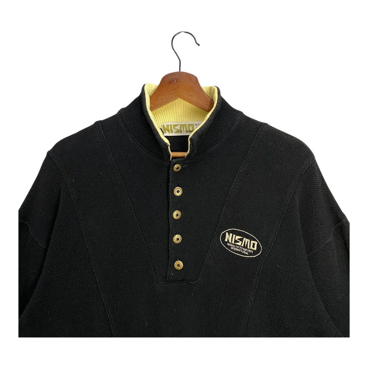 Nissan Vintage 90s NISMO International Racing Team Polo Sweatshirt Size US M / EU 48-50 / 2 - 2 Thumbnail