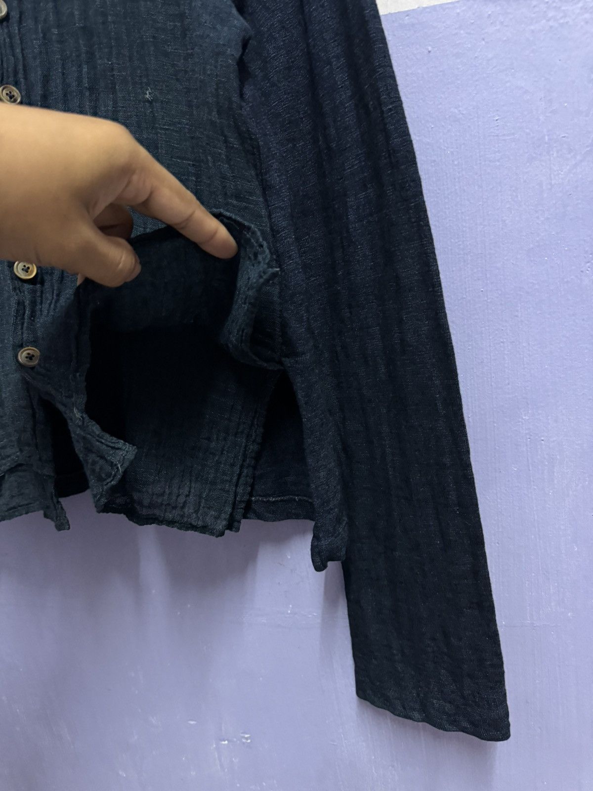 45rpm 45RPM Japan Indigo Cardigan Size S / US 4 / IT 40 - 9 Thumbnail