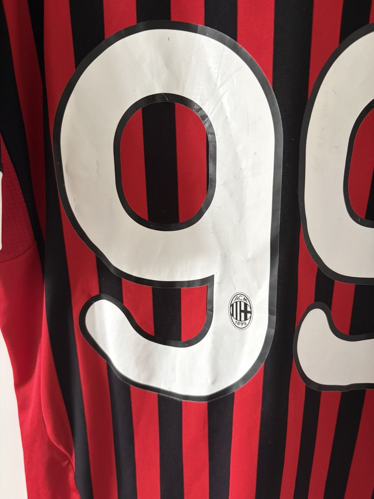 AC Milan adidas 2011/2012 domowa Cassano — zdjęcie 2