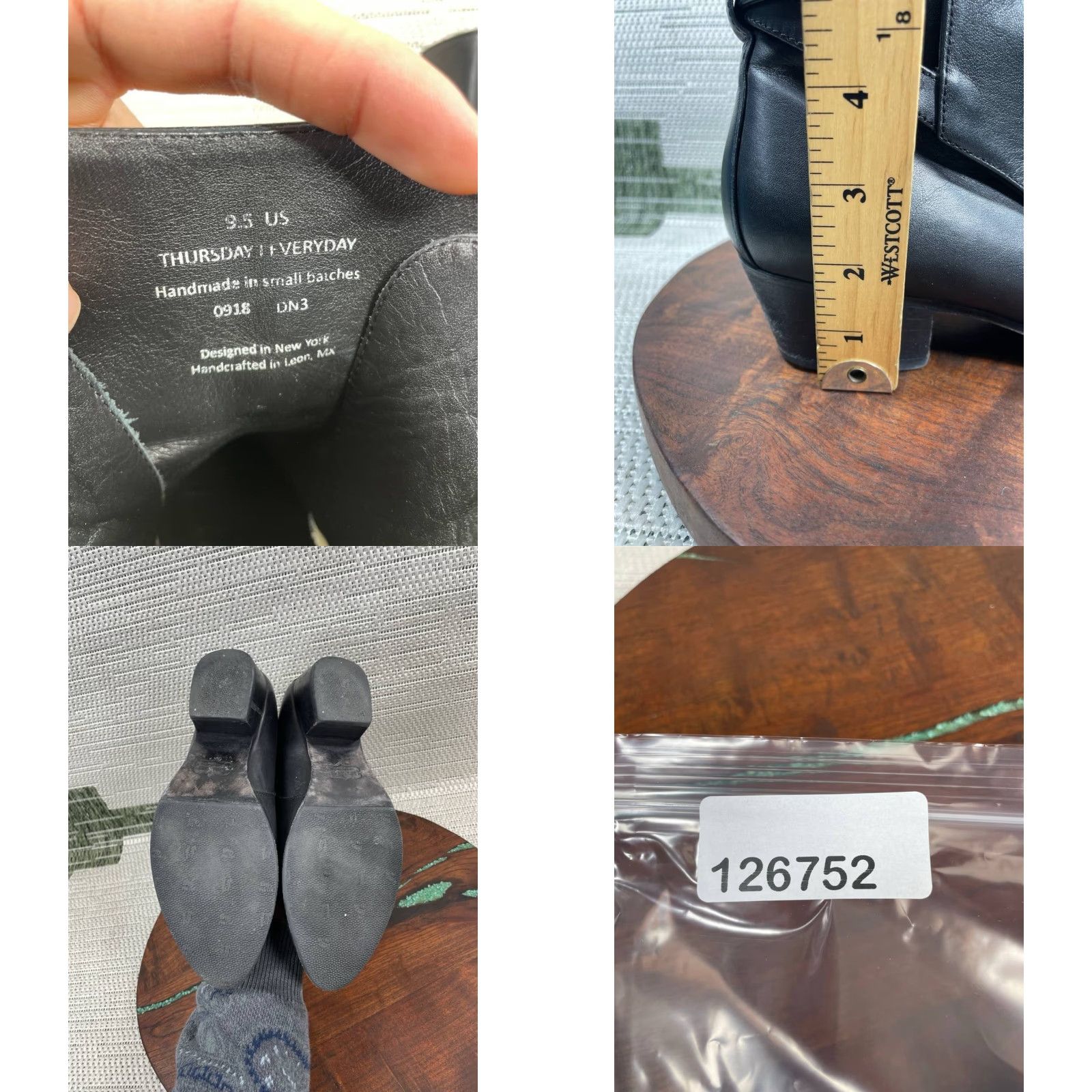Thursday Boot Company VINTAGE Thursday Boot Company Boot Womens Brown Black Leather Ankle Round Toe Buckle 9.5 US Ladies Size US 8 / IT 38 - 8 Thumbnail