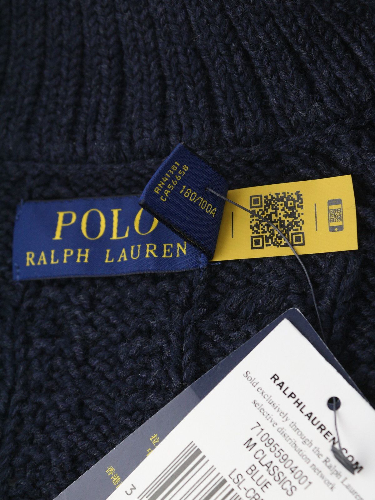 Ralph Lauren Dark Blue L Cable Knit Button Cardigan 86942 Size US L / EU 52-54 / 3 - 9 Thumbnail