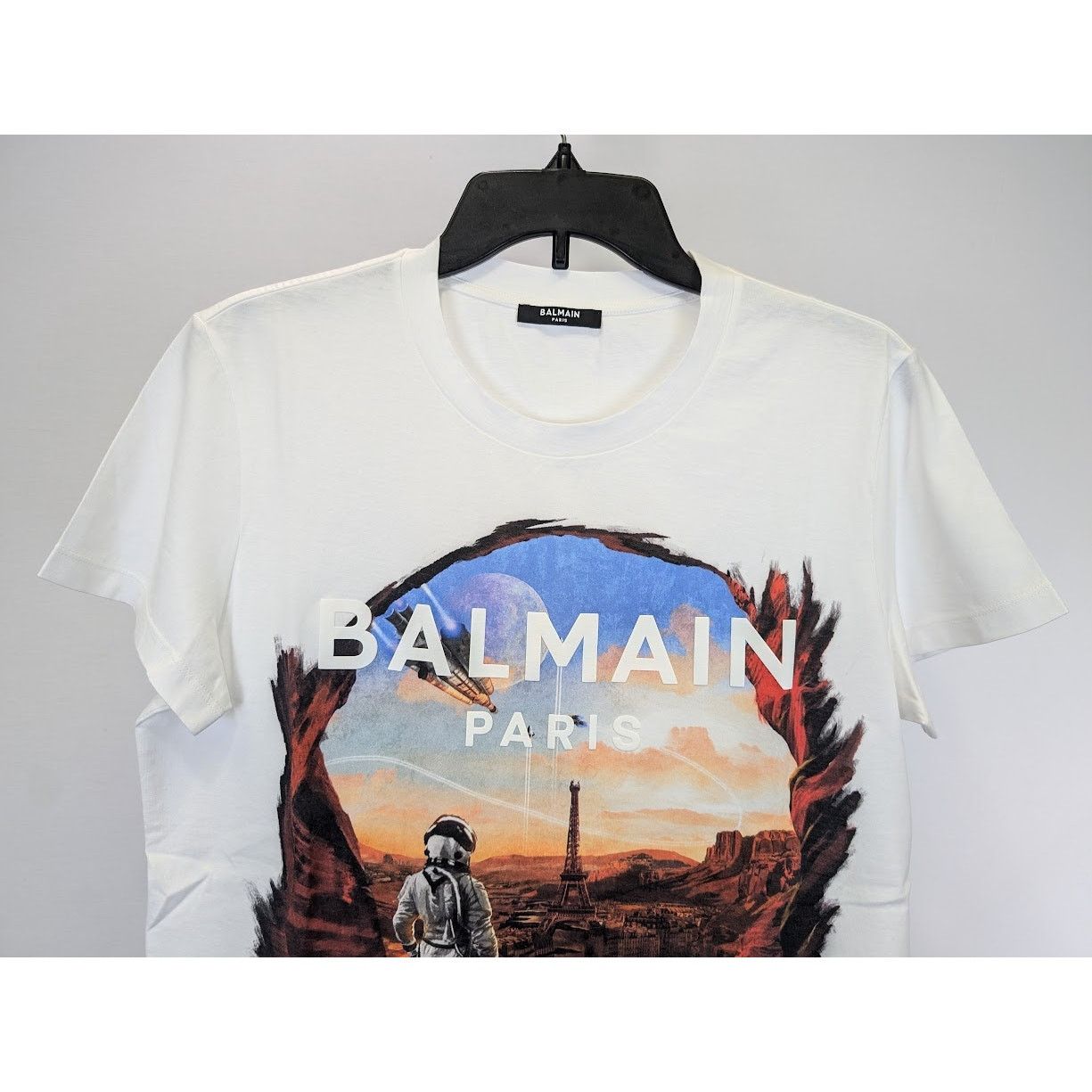 Balmain o1rshd1 Short Sleeve T-Shirt in White Size US S / EU 44-46 / 1 - 6 Thumbnail