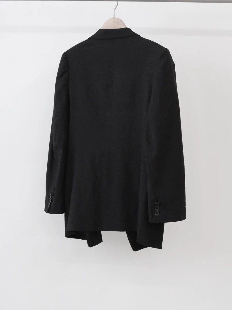 Yohji Yamamoto Yohji Yamamoto 2007 AW Leather Wool Gabardine Jacket 2506-N Size US M / EU 48-50 / 2 - 5 Thumbnail