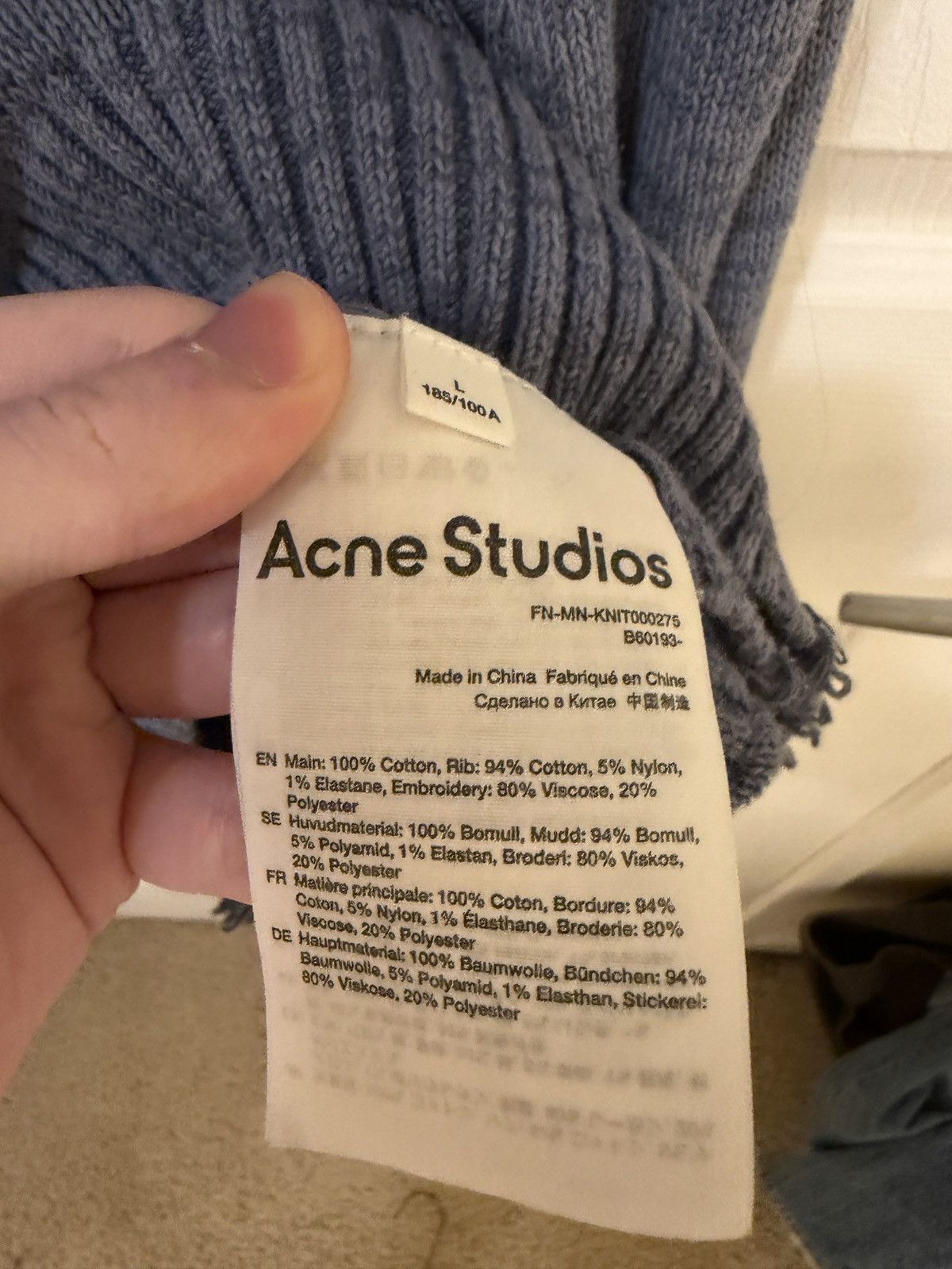 Acne Studios Acne studios peace sign sweater Size US L / EU 52-54 / 3 - 3 Thumbnail