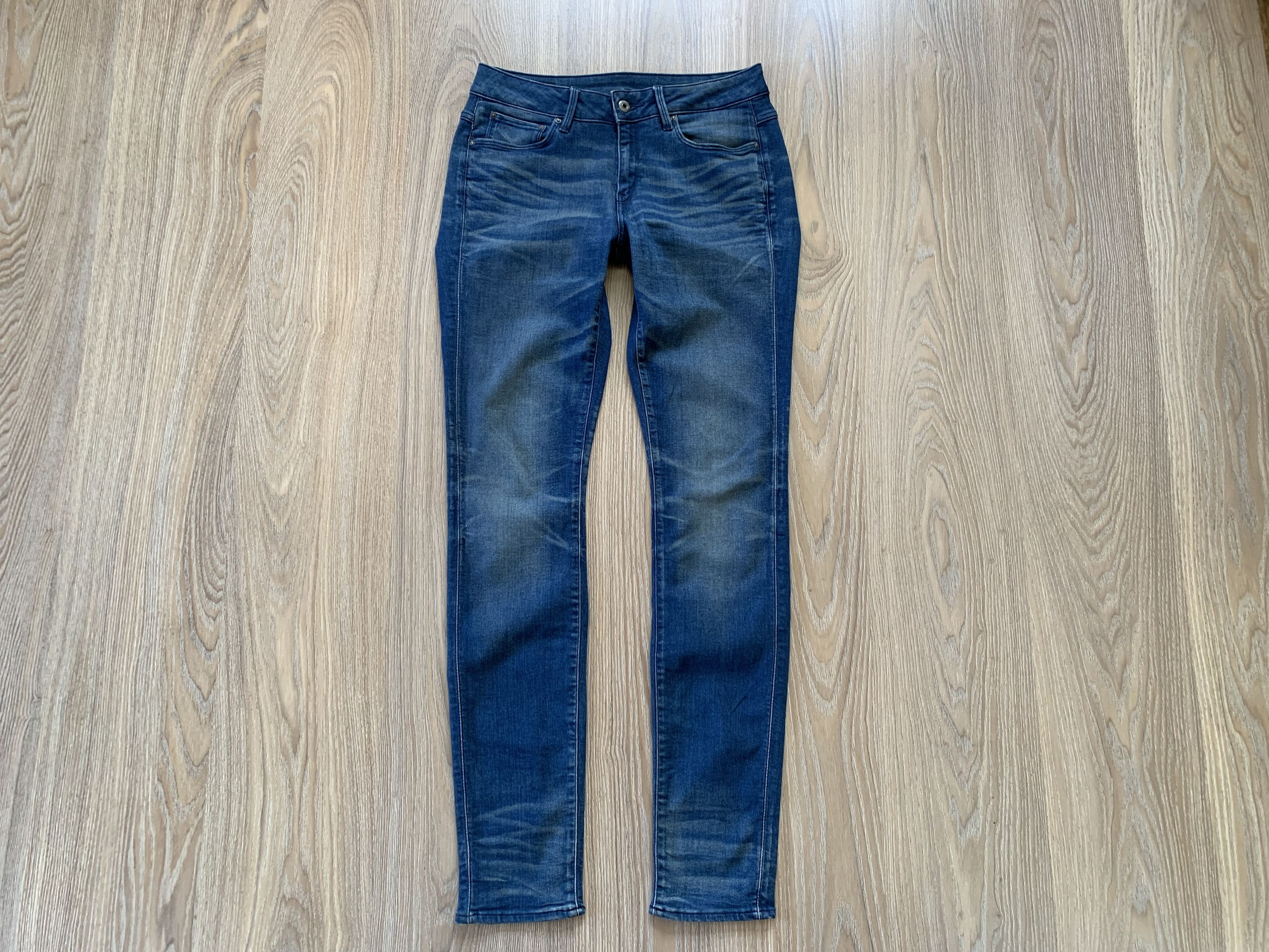 Denime × G-Star G-Star Raw 3301 Contour High Skinny Jeans Size 30" / US 8 / IT 44 - 2 Thumbnail