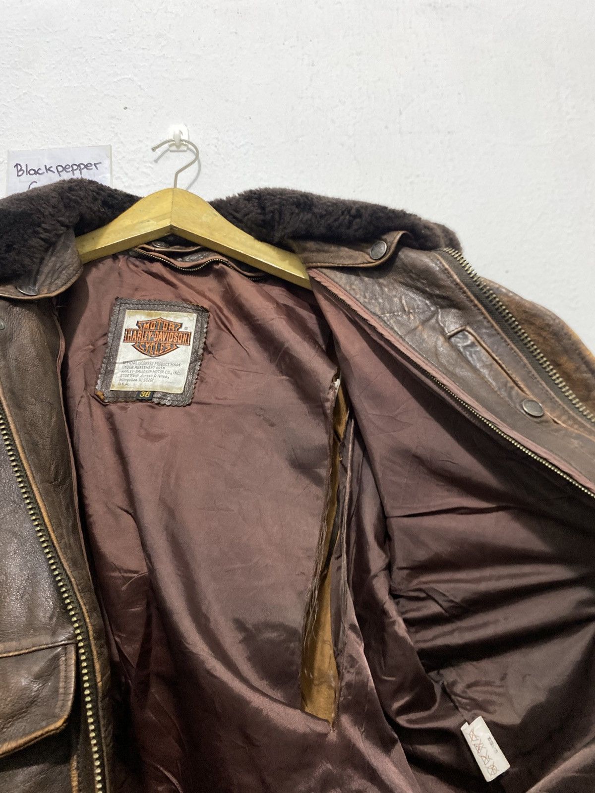 Harley Davidson Vintage Harley Davidson Leather Jacket Size US M / EU 48-50 / 2 - 11 Thumbnail
