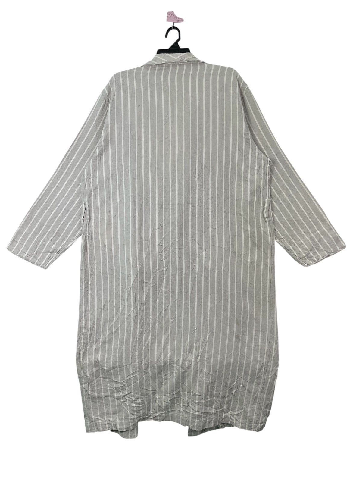 Yohji Yamamoto Y’s For Living overcoat stripes twin pocket Size US L / EU 52-54 / 3 - 6 Thumbnail