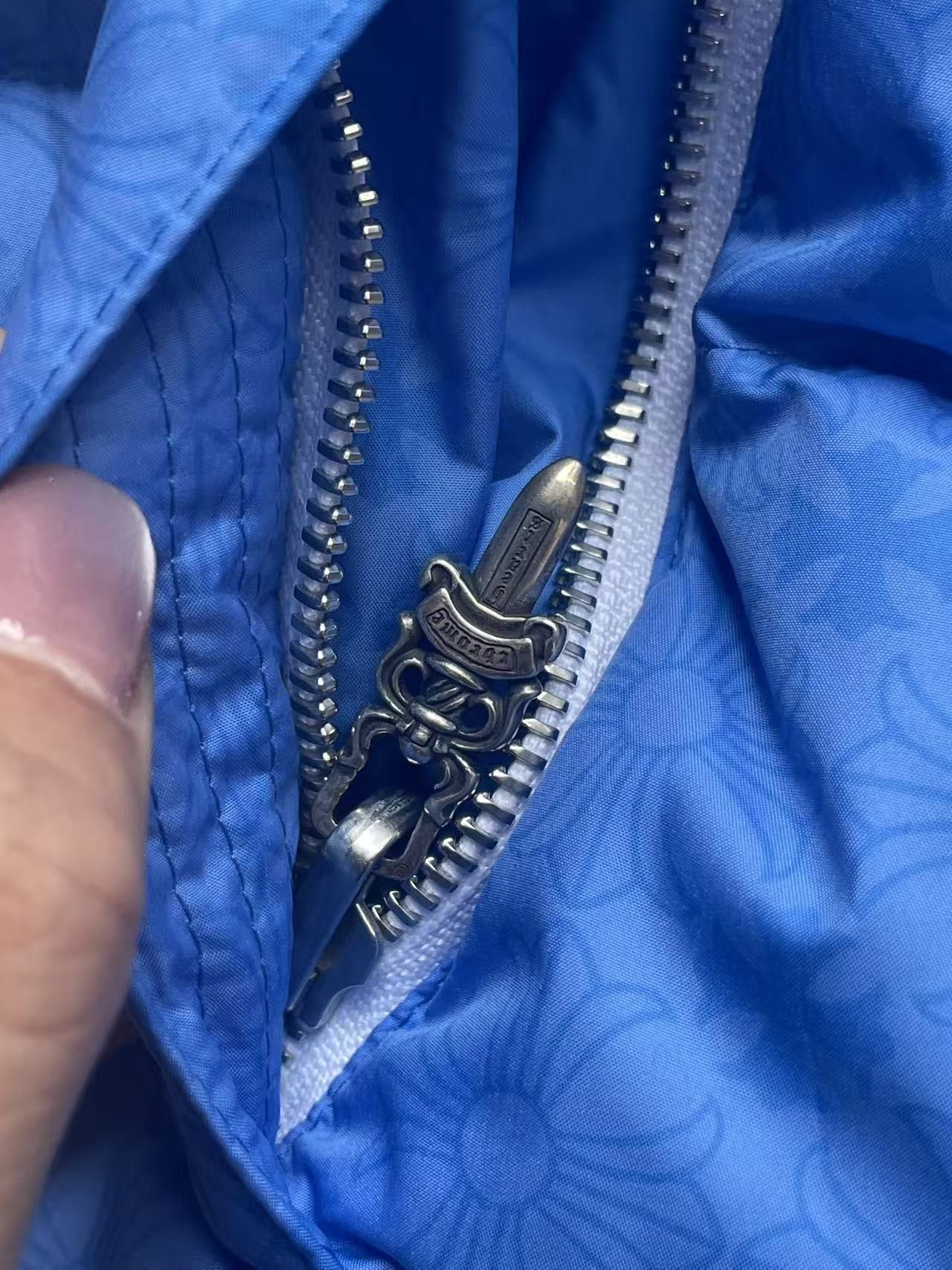 Chrome Hearts Chrome Hearts Unisex Tonal Plus Blue Puffer Down Vest Size L / US 10 / IT 46 - 7 Thumbnail