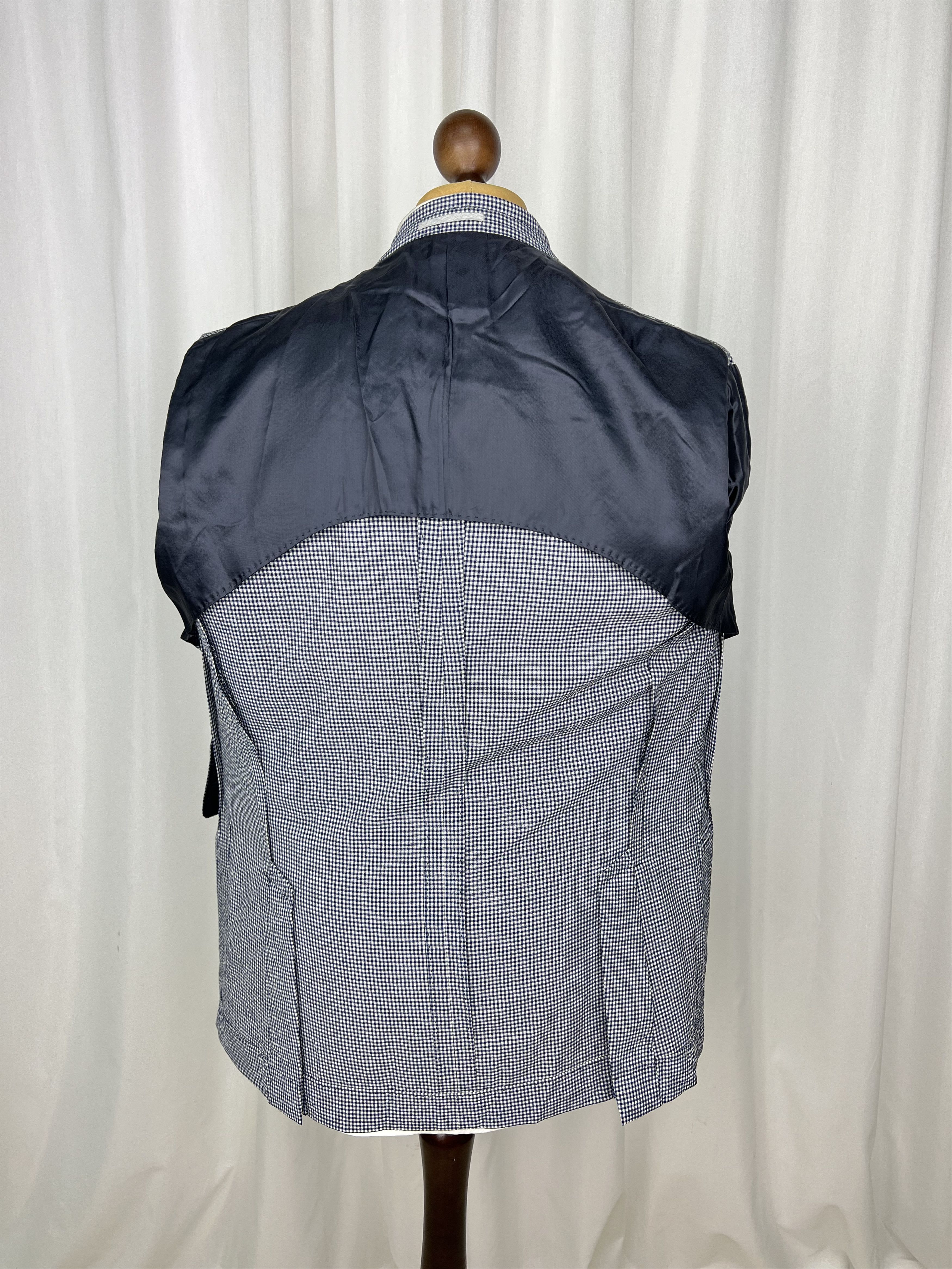 Brunello Cucinelli NWT Micro-Check Half-Lined 2-Piece Light Wool Suit Size 40R - 4 Thumbnail