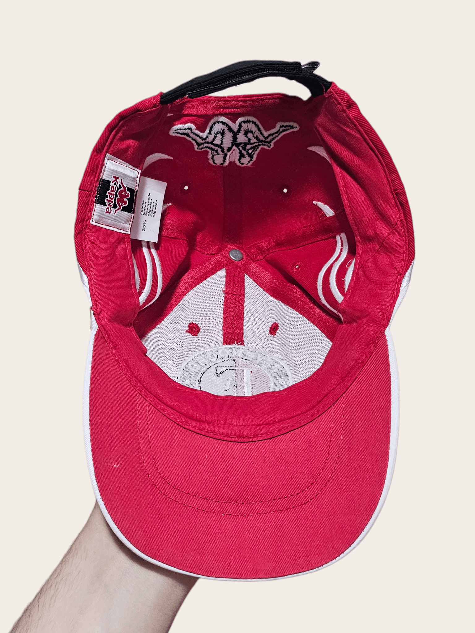 Kappa Feyenoord Rotterdam Kappa Vintage Flames Hat Size ONE SIZE - 7 Thumbnail