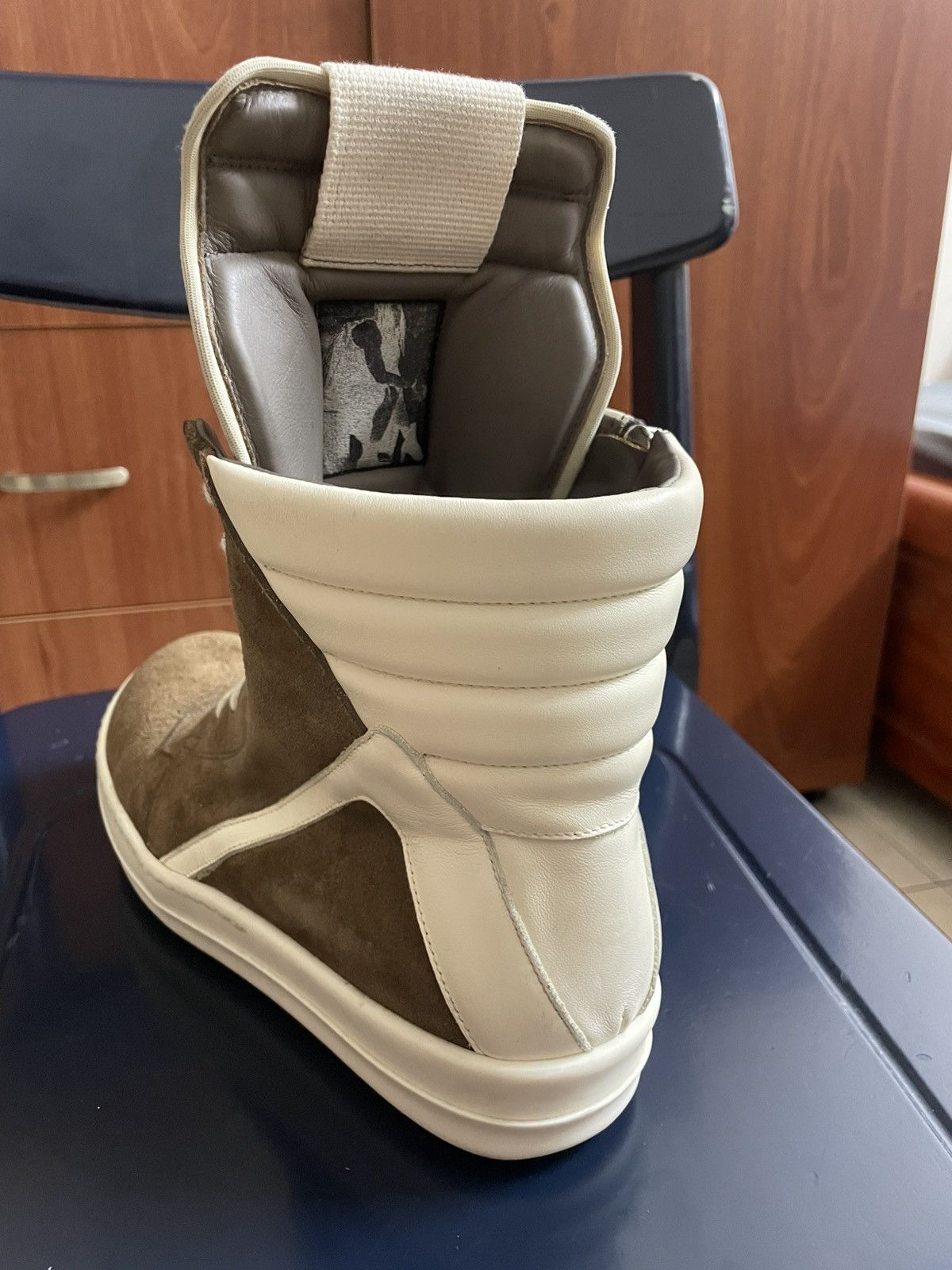 Rick Owens SS19 Rick Owens geobasket in brown suede Size US 8.5 / EU 41-42 - 11 Thumbnail