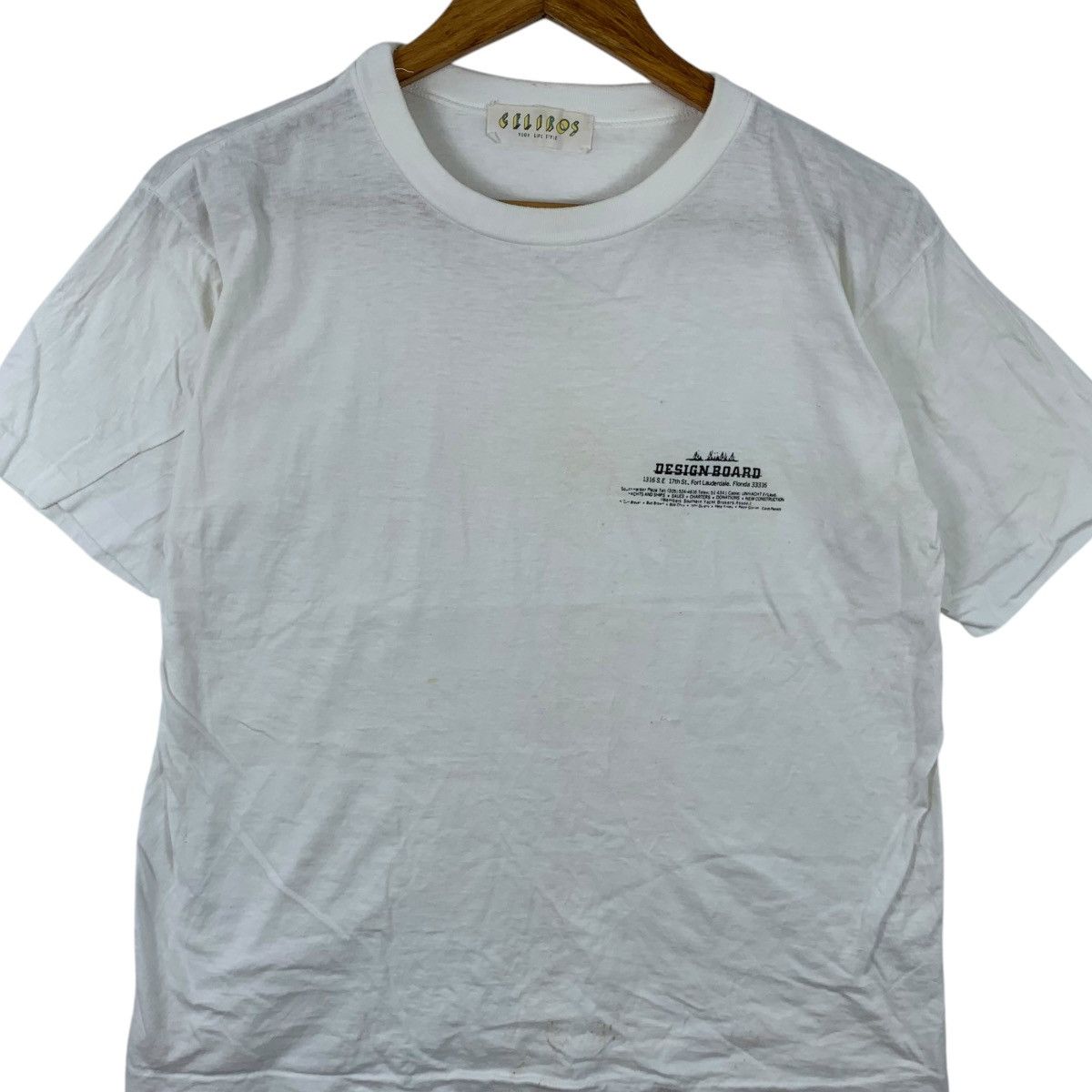 Vintage Vintage 80’ CELIROS DESIGN BOARD Yachts Ships Tee Shirt Top Size US S / EU 44-46 / 1 - 3 Thumbnail