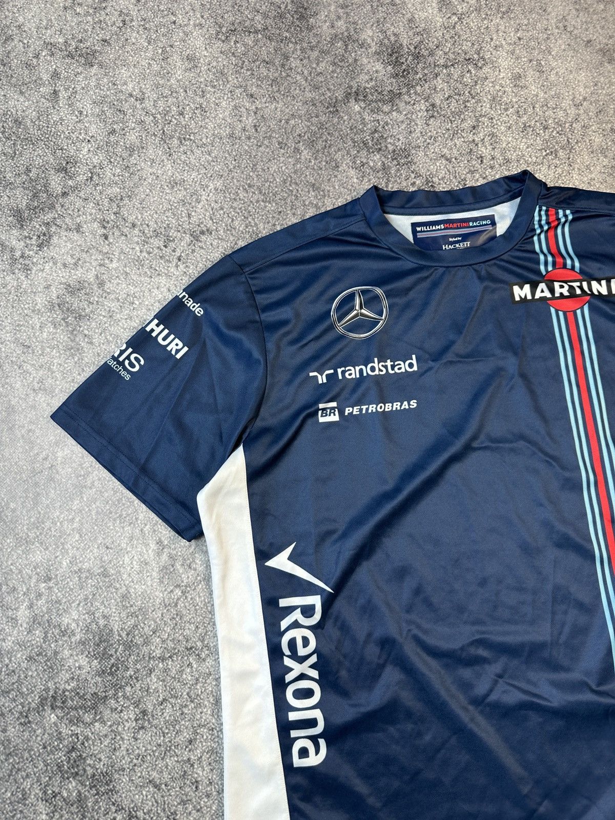 Mercedes-Benz Williams Martini Racing Mercedes Benz T-shirt Logo Rare USA Size US XXL / EU 58 / 5 - 2 Thumbnail