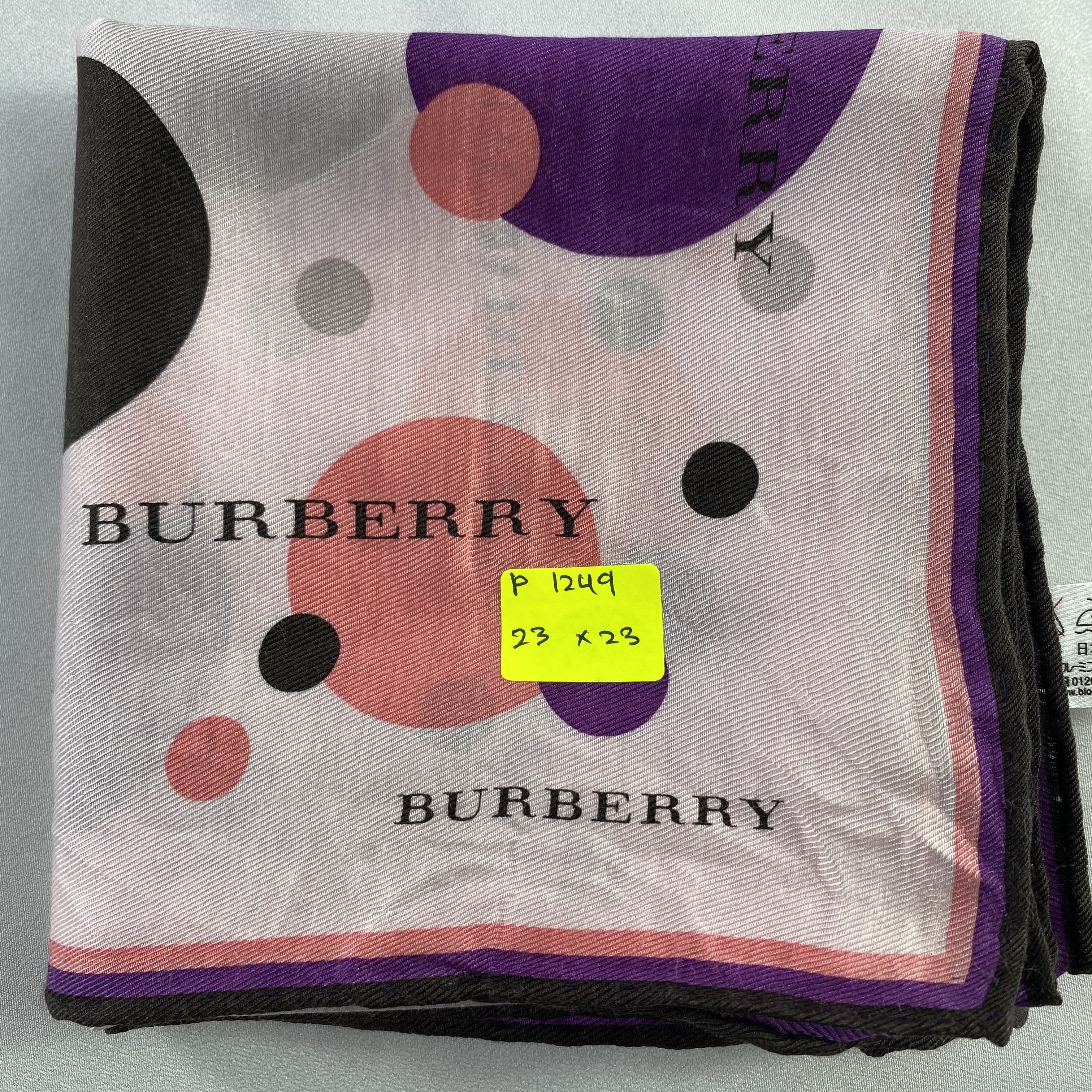 Burberry × Vintage Burberry Handkerchief / Neckerchief / Bandana-P1249 Size ONE SIZE - 7 Thumbnail