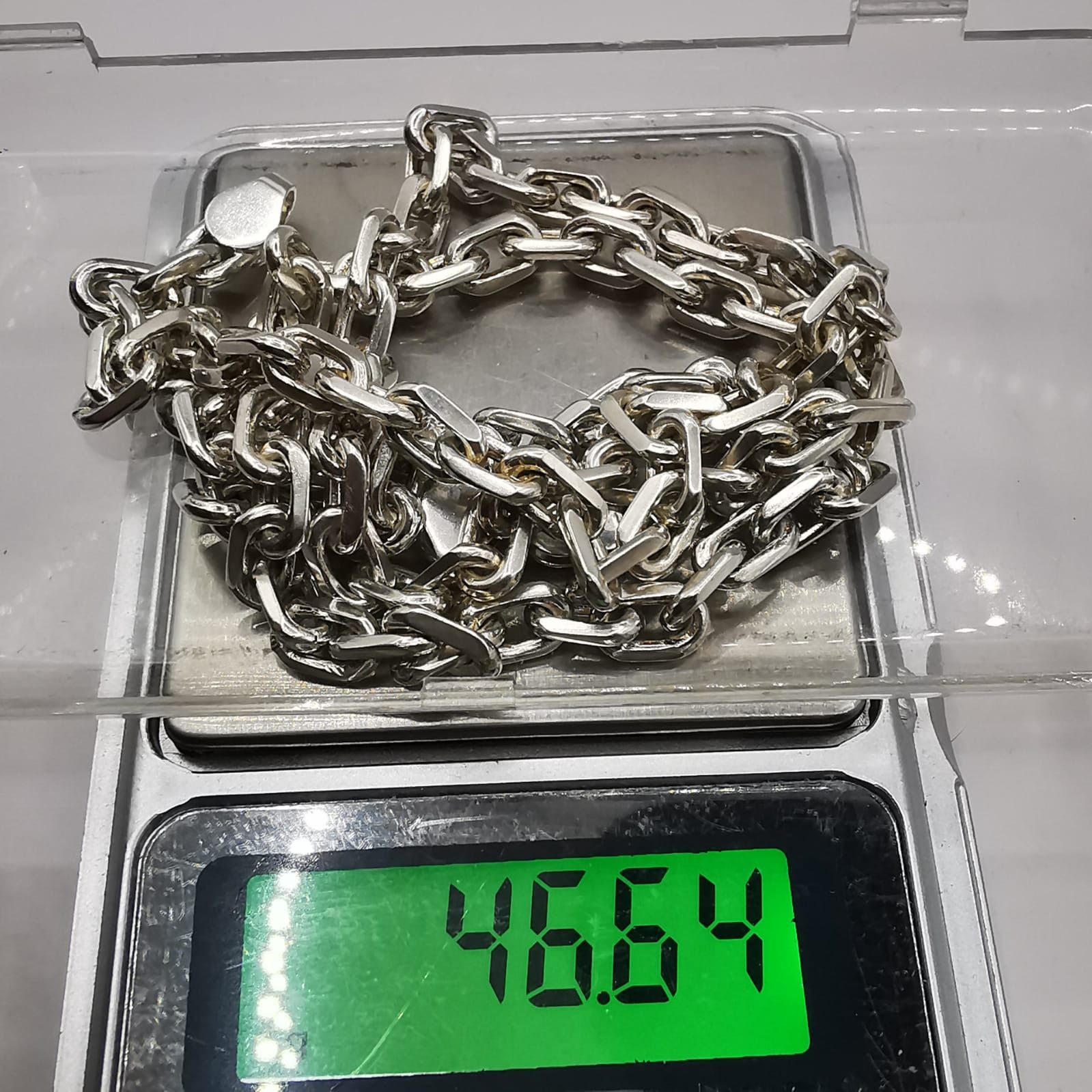 Sterling Silver Vintage Beautiful Jewelry Chain,925 Sterling Silver 46,64g Size ONE SIZE - 8 Thumbnail